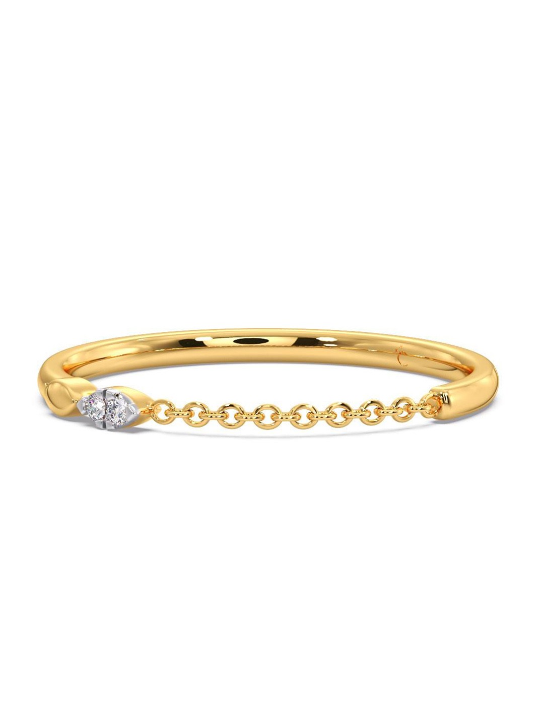 

CANDERE A KALYAN JEWELLERS COMPANY 18KT Gold Diamond Ring - 0.76 g