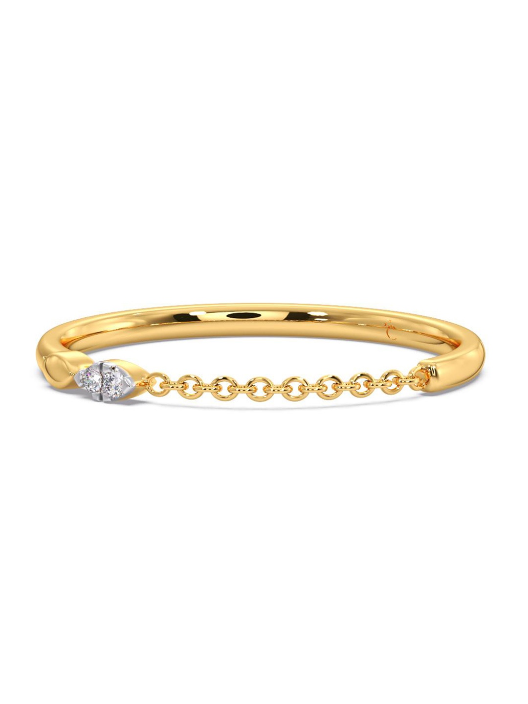 

CANDERE A KALYAN JEWELLERS COMPANY 18KT Gold Diamond Ring 0.87 g