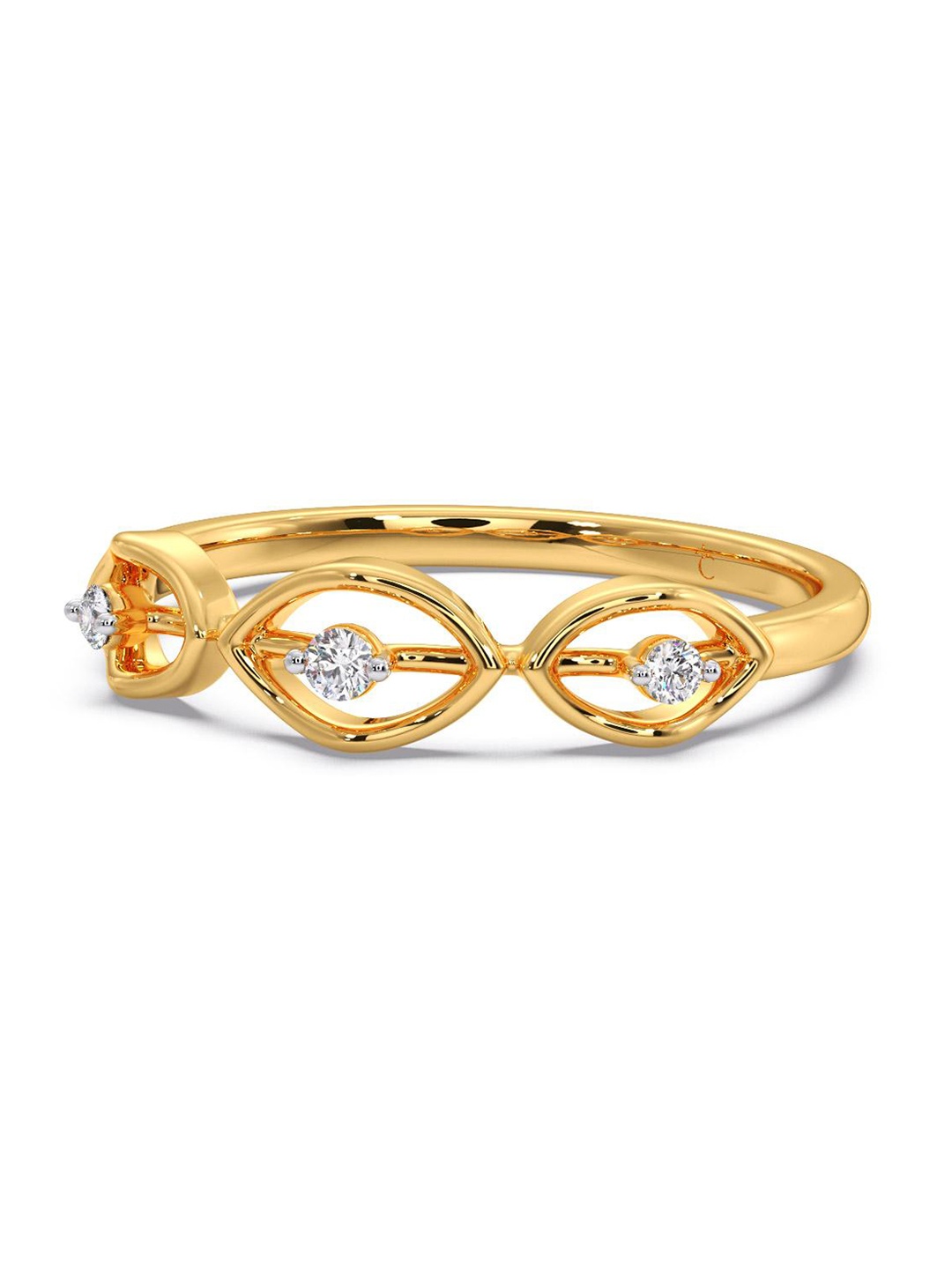 

CANDERE A KALYAN JEWELLERS COMPANY 18KT Gold Diamond Ring - 1.48 gm