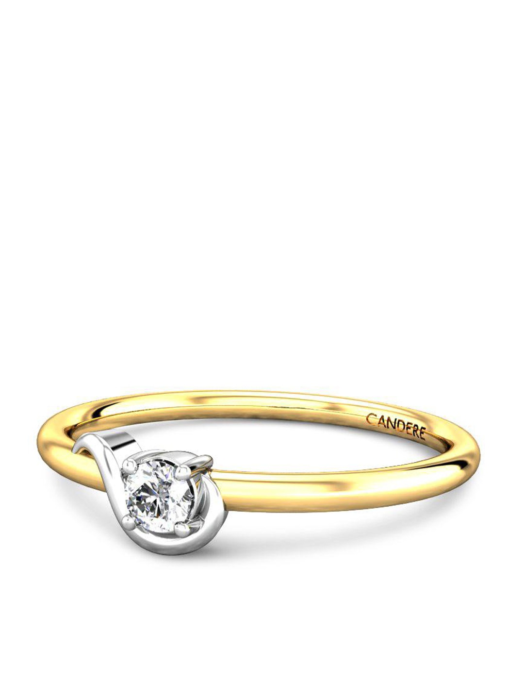 

CANDERE A KALYAN JEWELLERS COMPANY 14KT Gold Diamond Ring - 1.19 g