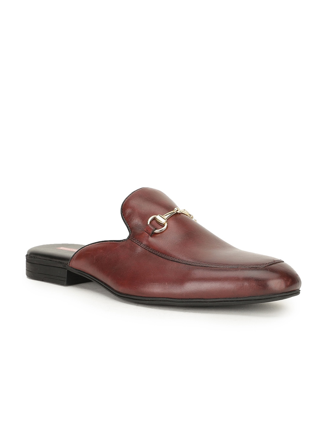 

Bata Men Slip On Leather Loafers, Maroon