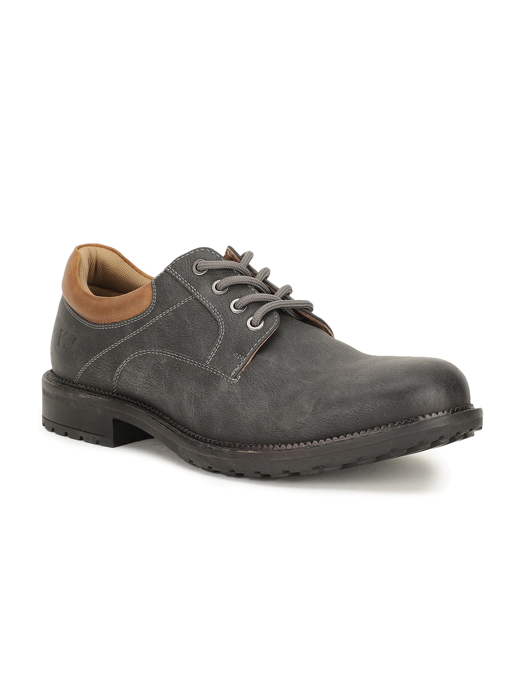 

Weinbrenner Men Round Toe Lace Ups Derbys Shoes, Black