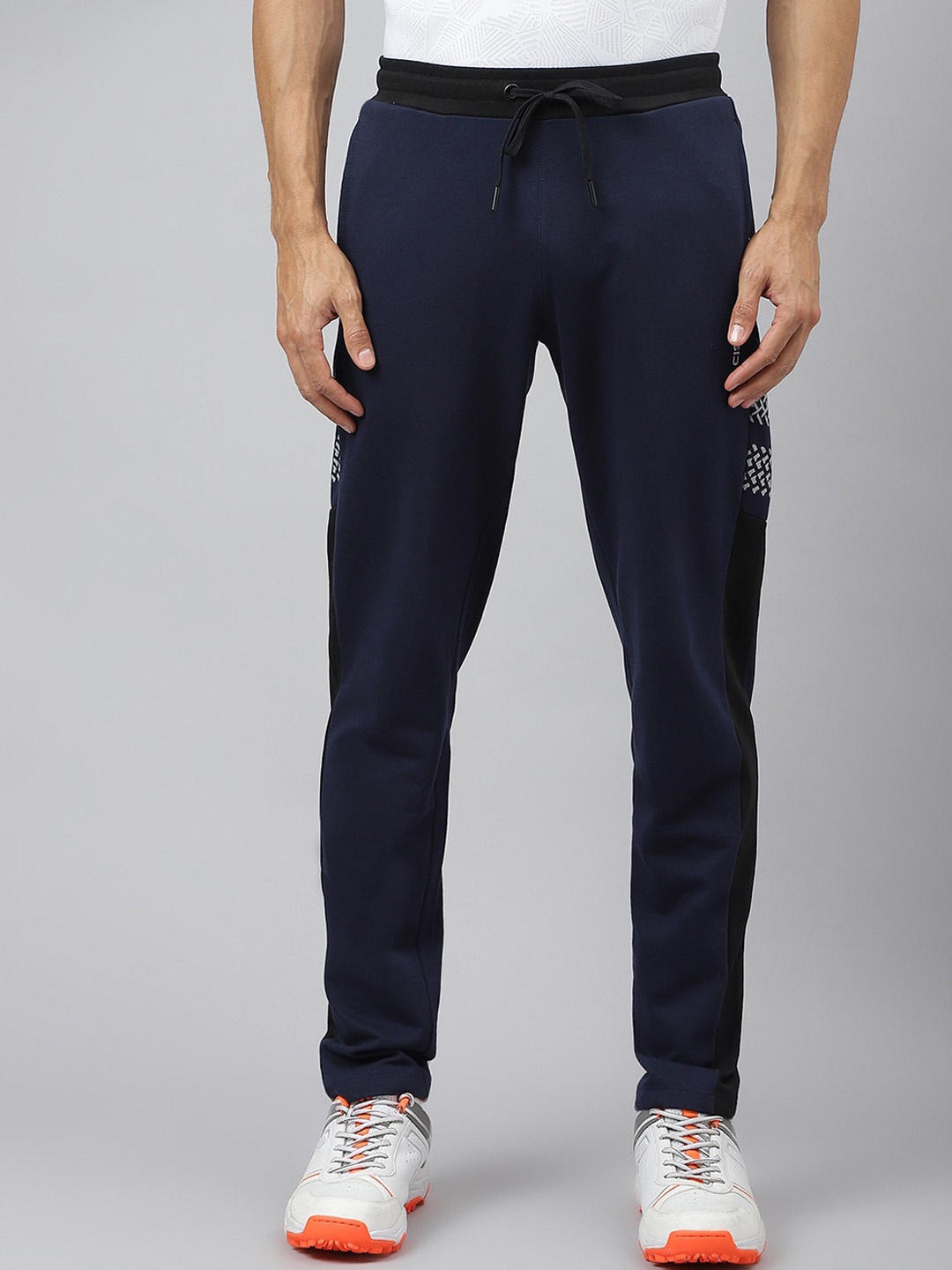 

Alcis Men Graphic-Print Dress Soft-Touch Athleisure Track Pants, Blue