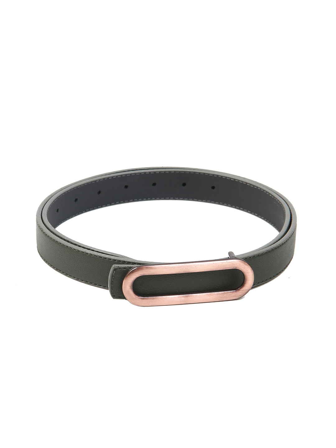 

Calvadoss Women Synthetic Leather Belt, Green