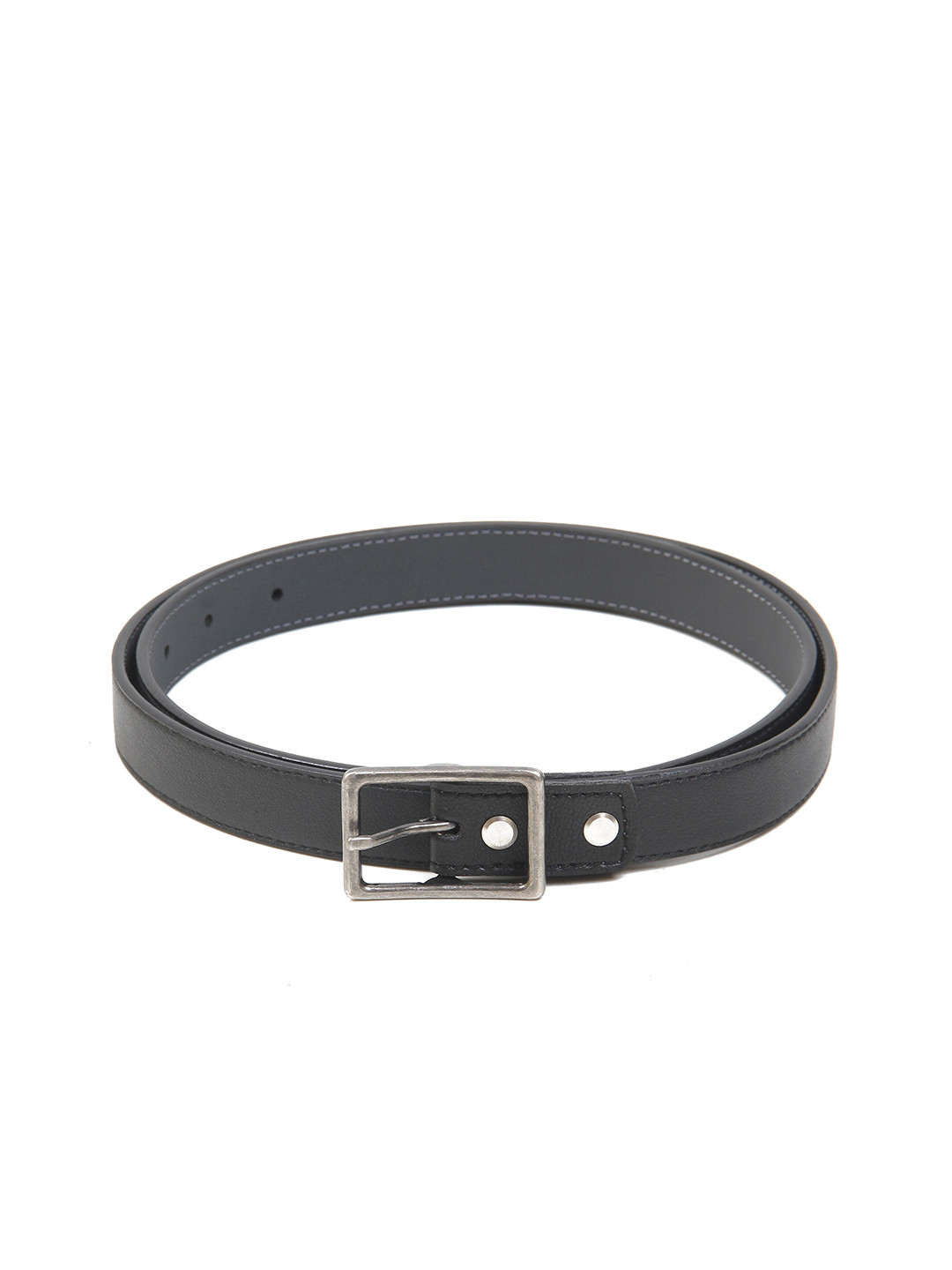 

Calvadoss Women Textured Leather Belt, Black