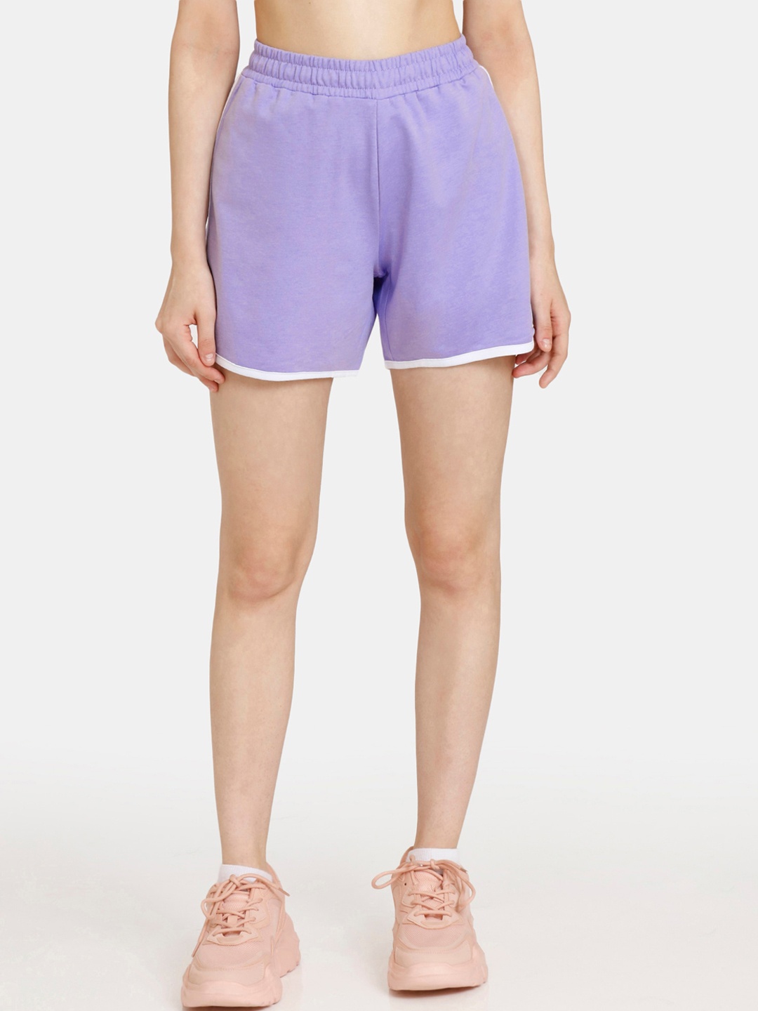 

Rosaline by Zivame Women Training or Gym Sports Shorts, Purple
