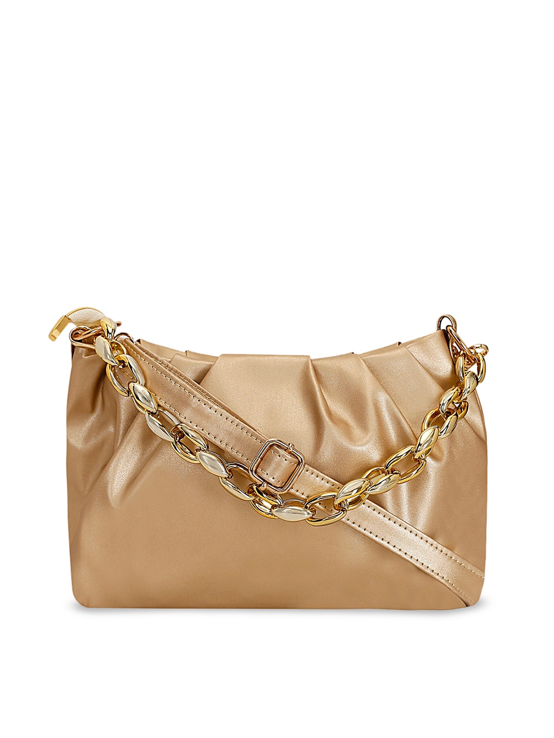 

Berrypeckers Structured Party Sling Bag, Gold