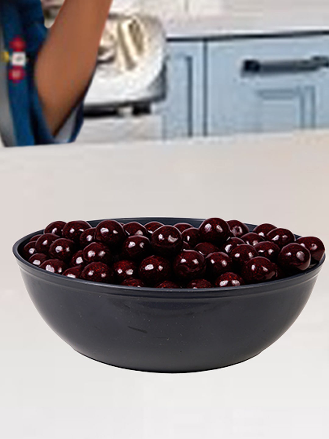 

Kuber Industries 6-Pcs Grey Dishwasher Safe Bowls -2 L Each