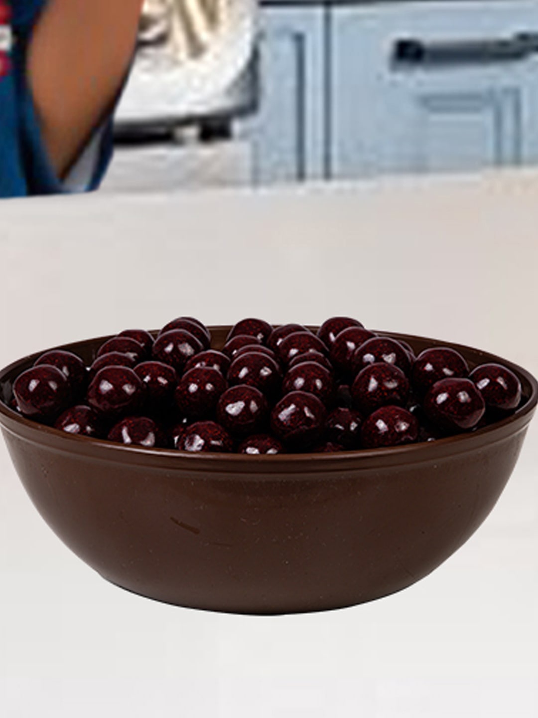 

Kuber Industries Brown 3 Pieces Dishwasher Safe Serving Bowls -2 L Each