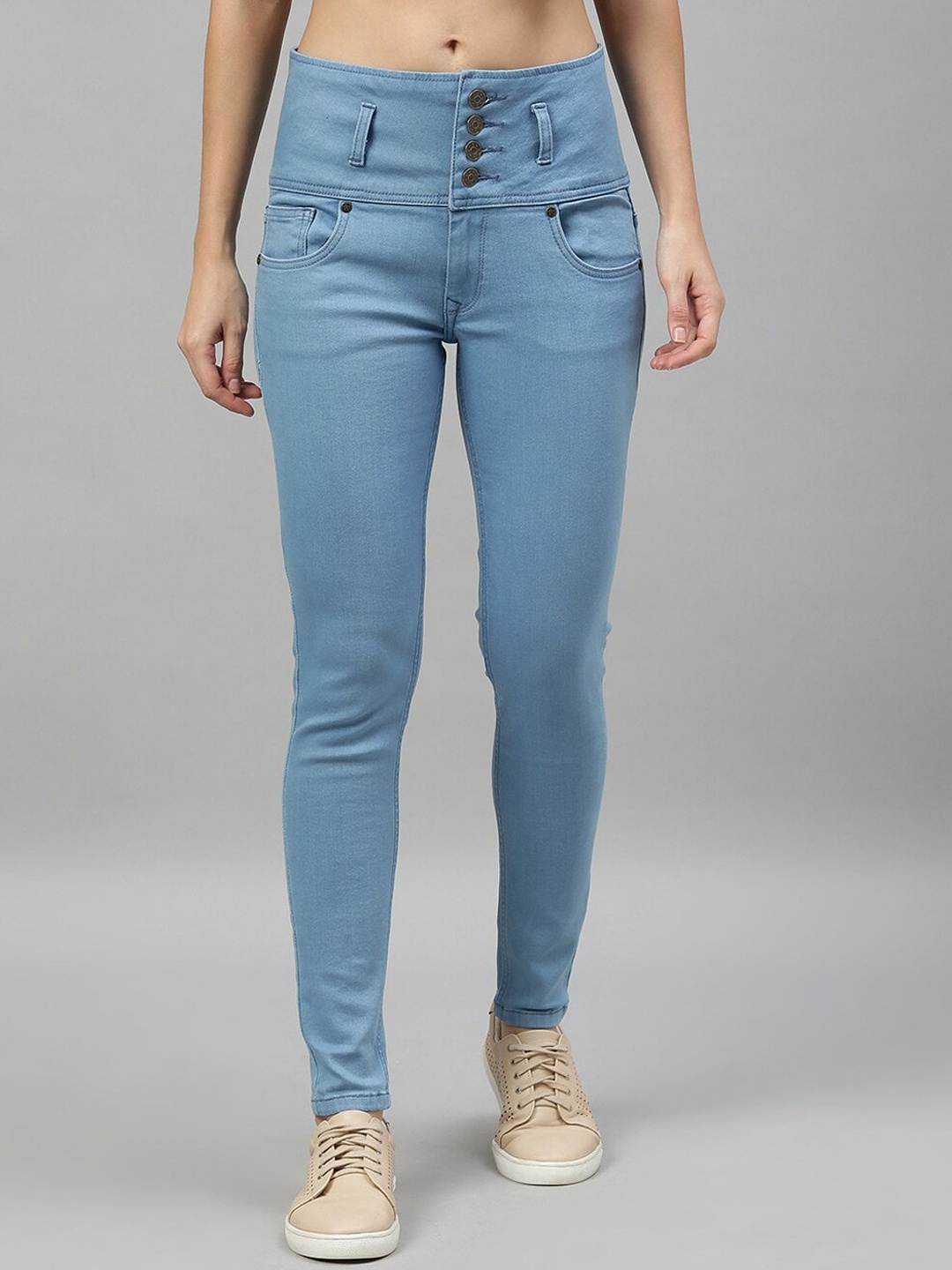 

Enviously Young Women Jean Slim Fit High-Rise Stretchable Jeans, Blue