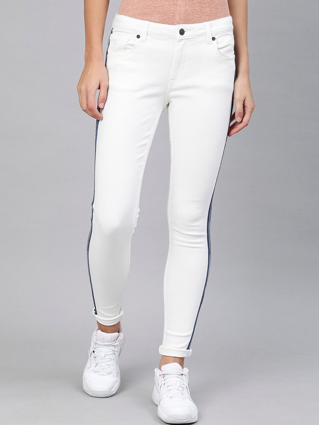 

Enviously Young Women Jean Skinny Fit Stretchable Jeans, White