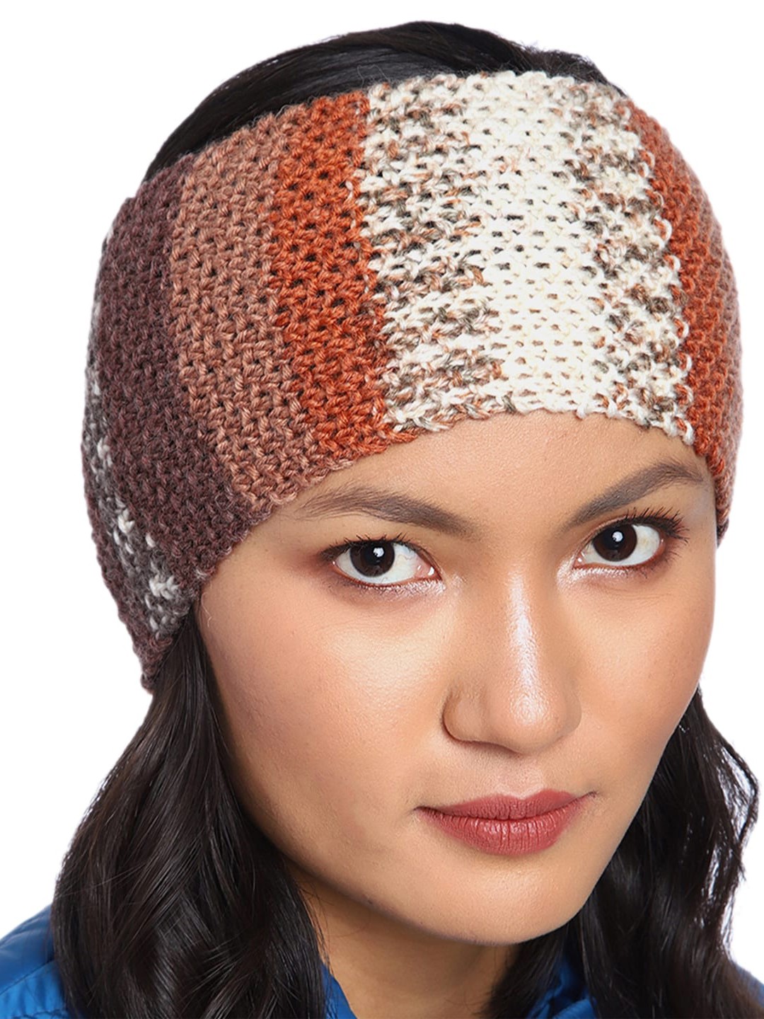 

Magic Needles Self-Designed Woolen Headband, Brown