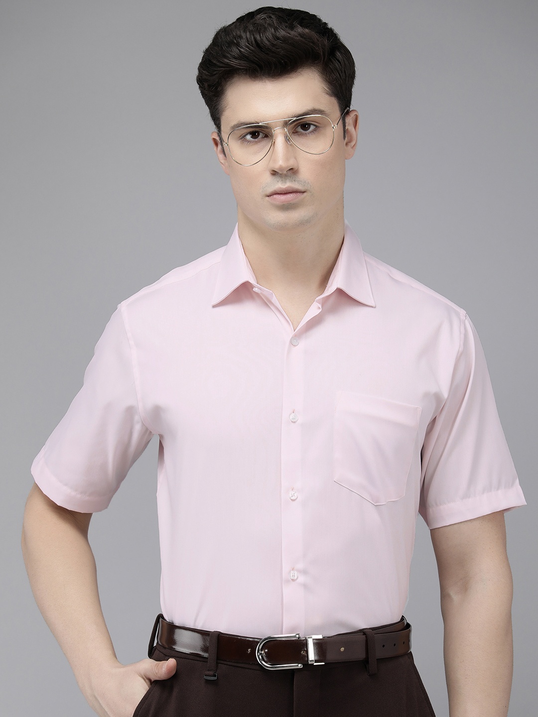 

Van Heusen Custom Pure Cotton Formal Shirt, Pink