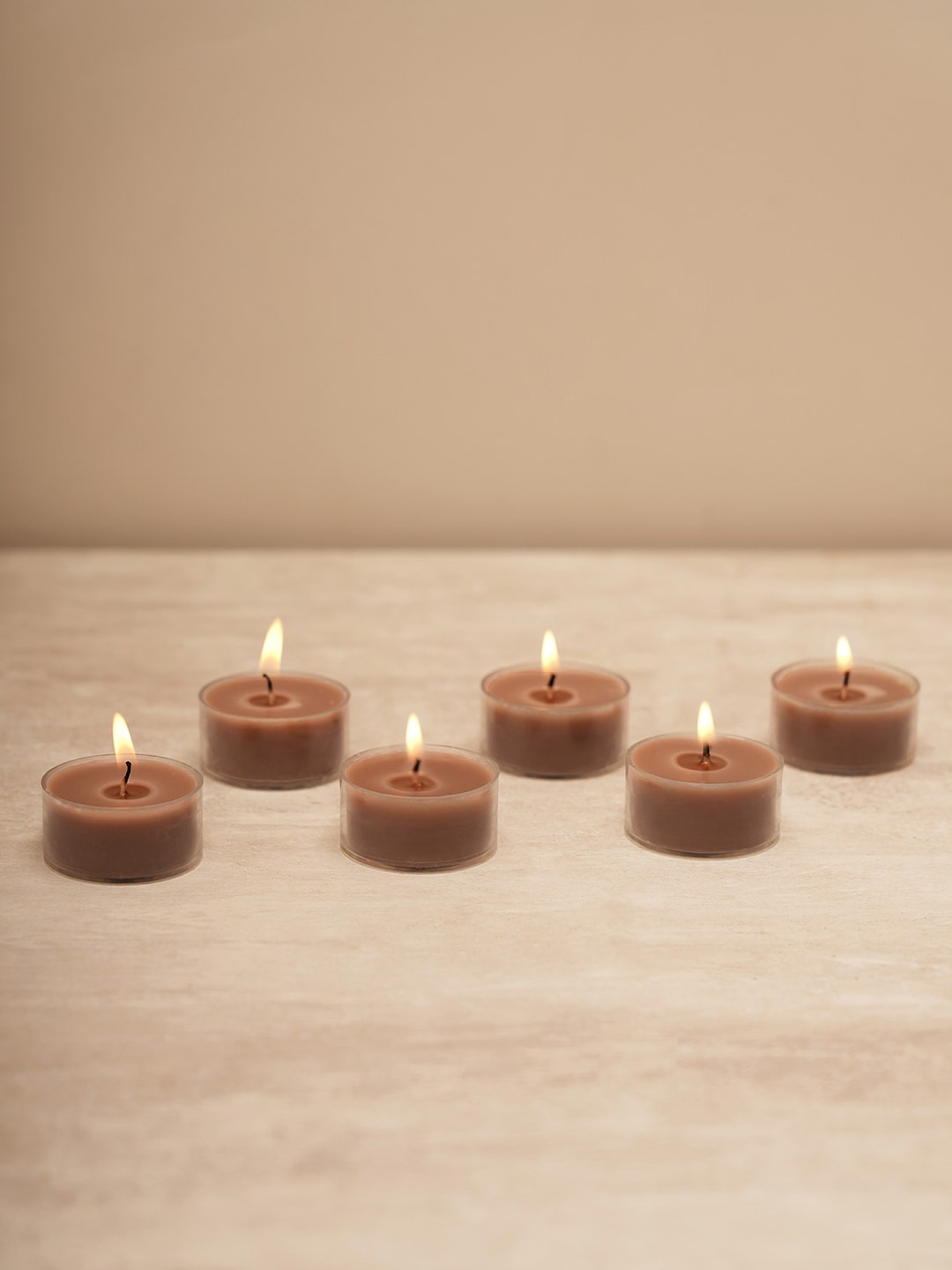

Pure Home and Living Moments of Eternity 24 Pieces Brown Tea Light Candles
