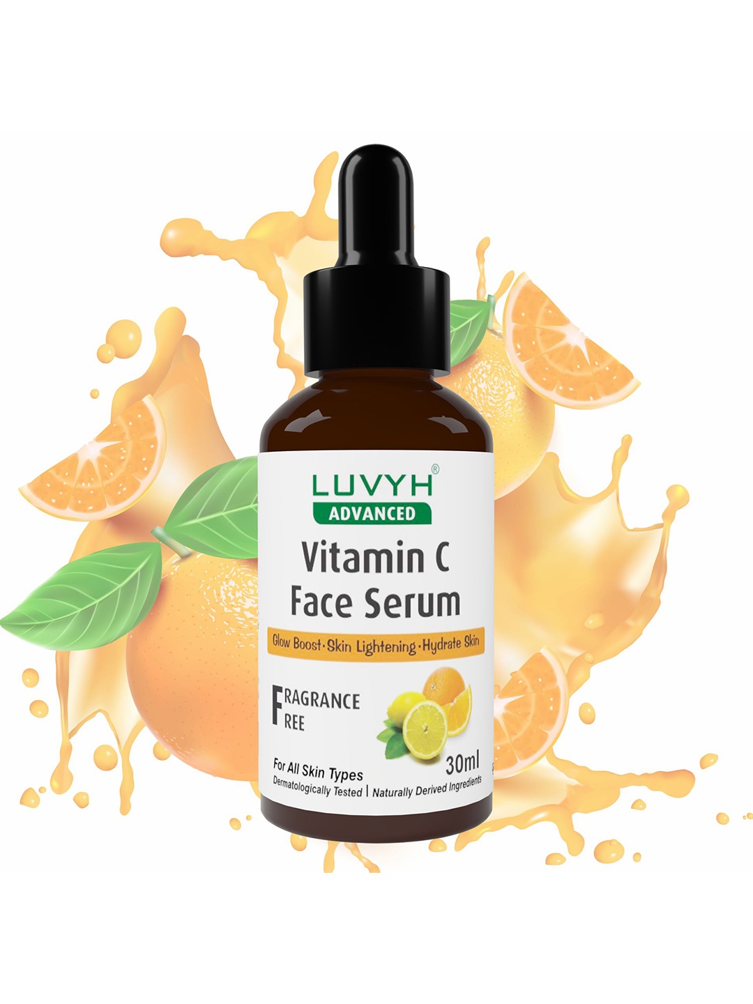 

LUVYH Advanced Vitamin C Fragrance-Free Face Serum - 30 ml, White