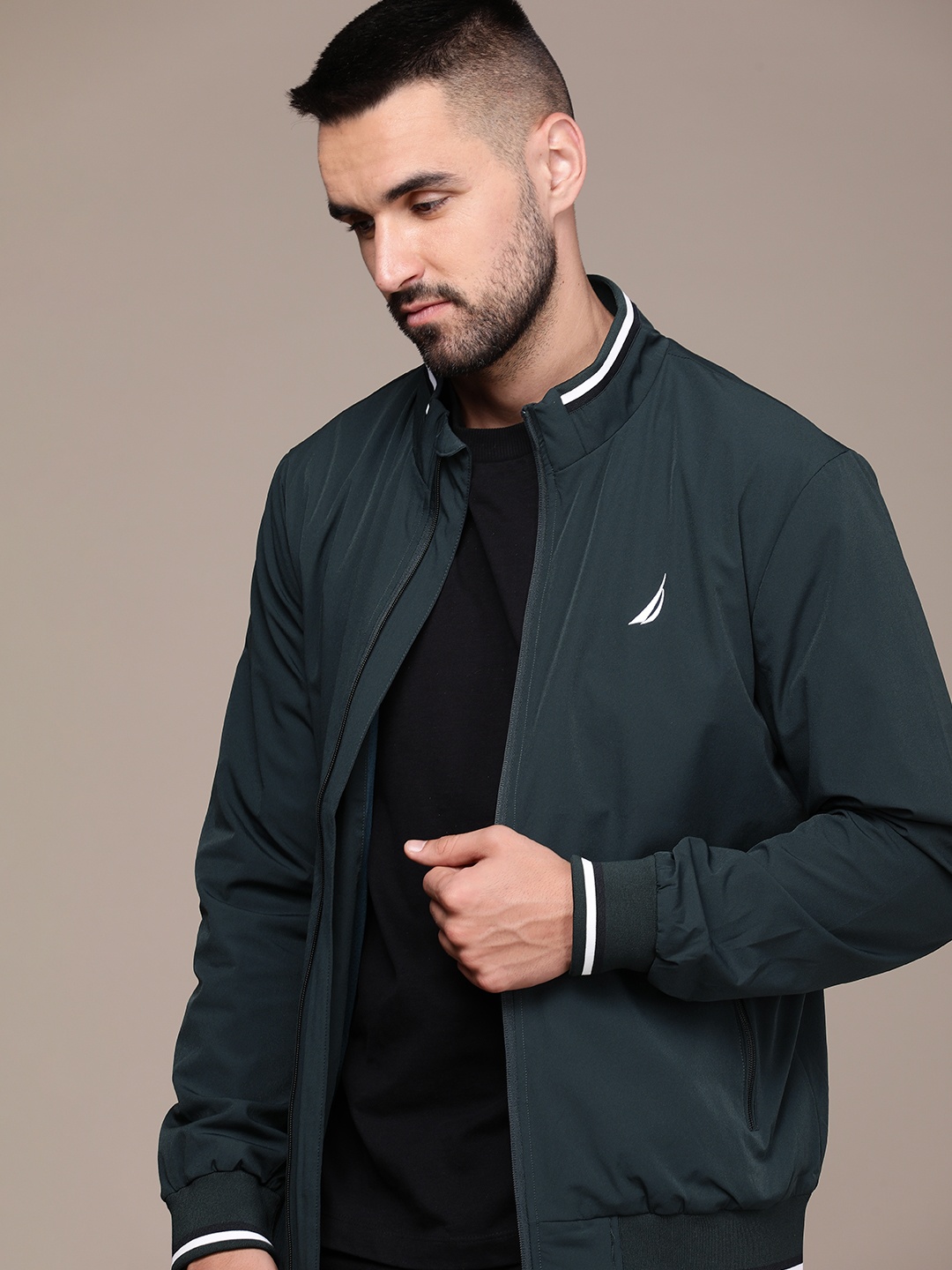 

Nautica Bomber Jacket, Teal