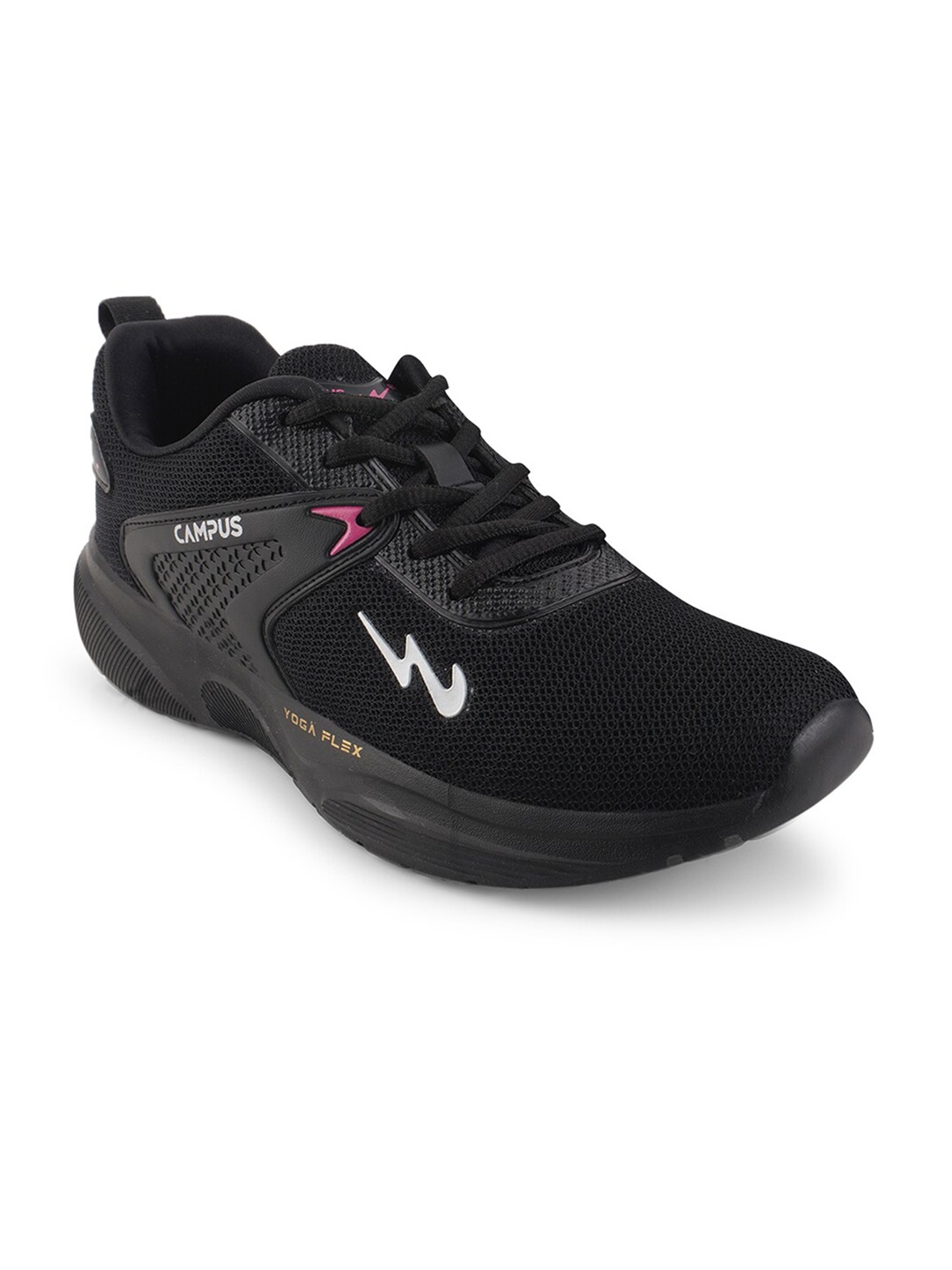 

Campus Women Camp Simpy Non-Marking Running Sports Shoes, Black