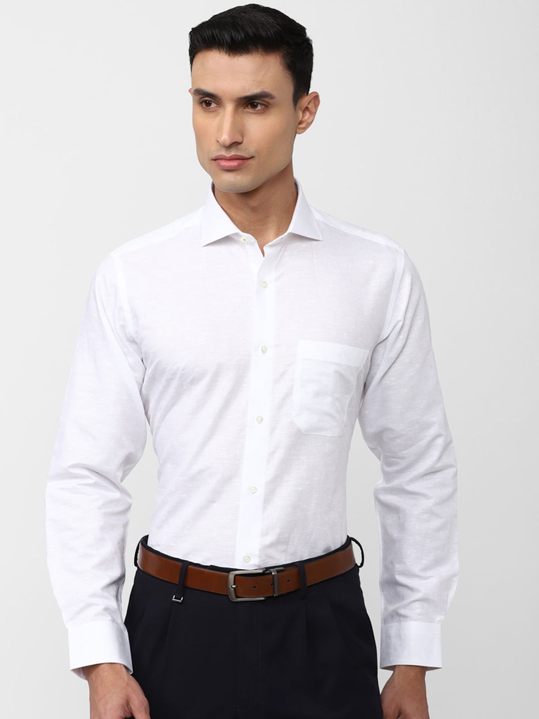 

Van Heusen Regular Fit Pure Cotton Formal Shirt, White