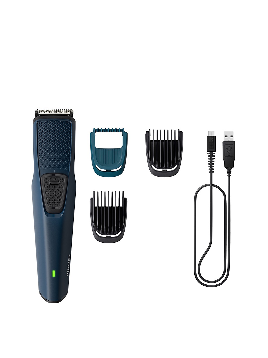 

Philips SkinProtect Beard Trimmer BT1232/18 Last 4X Longer Self Sharpening Blades- Blue