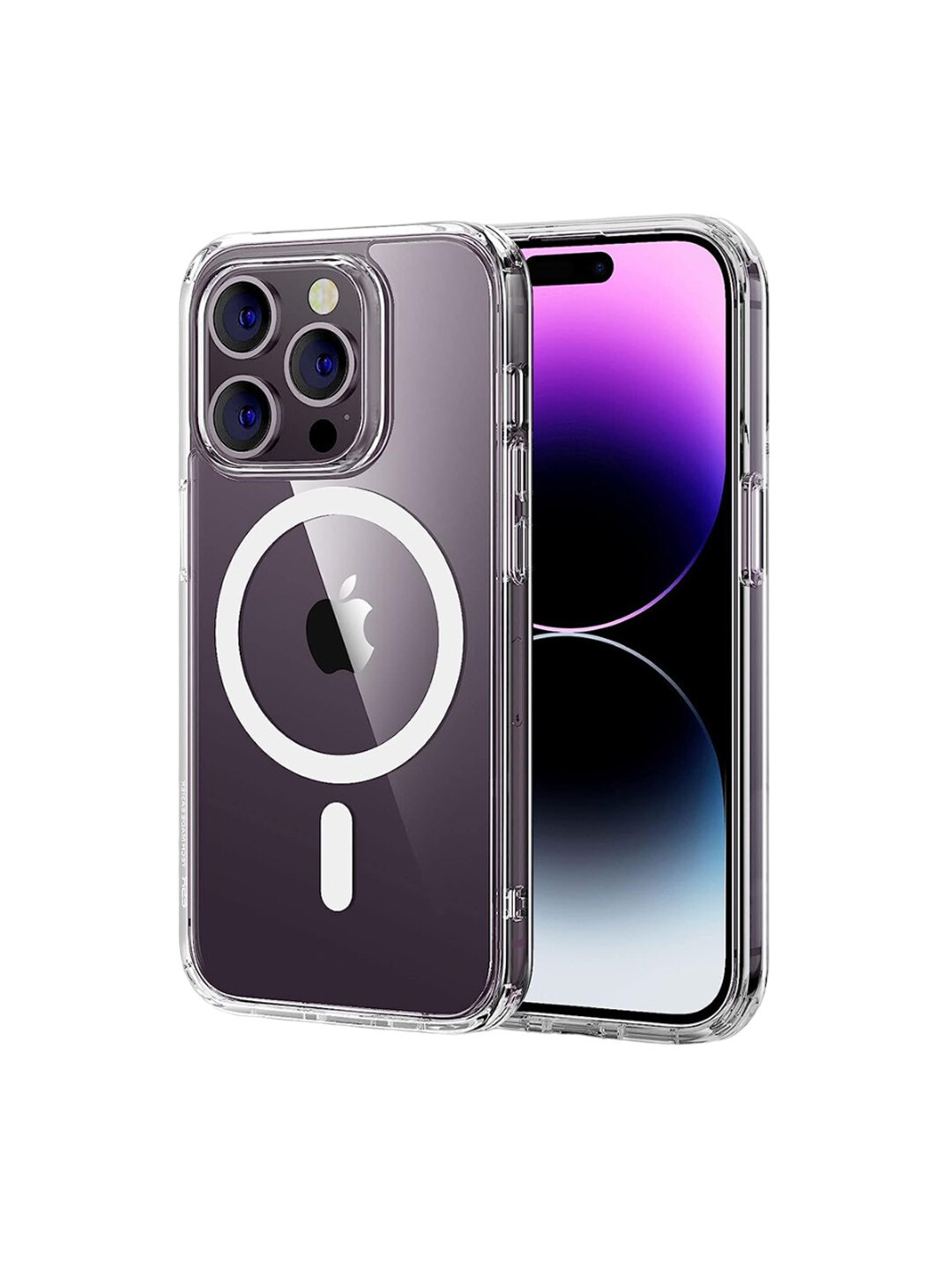 

TREEMODA Magsafe iPhone 14 Pro Max Phone Back Cover, Transparent