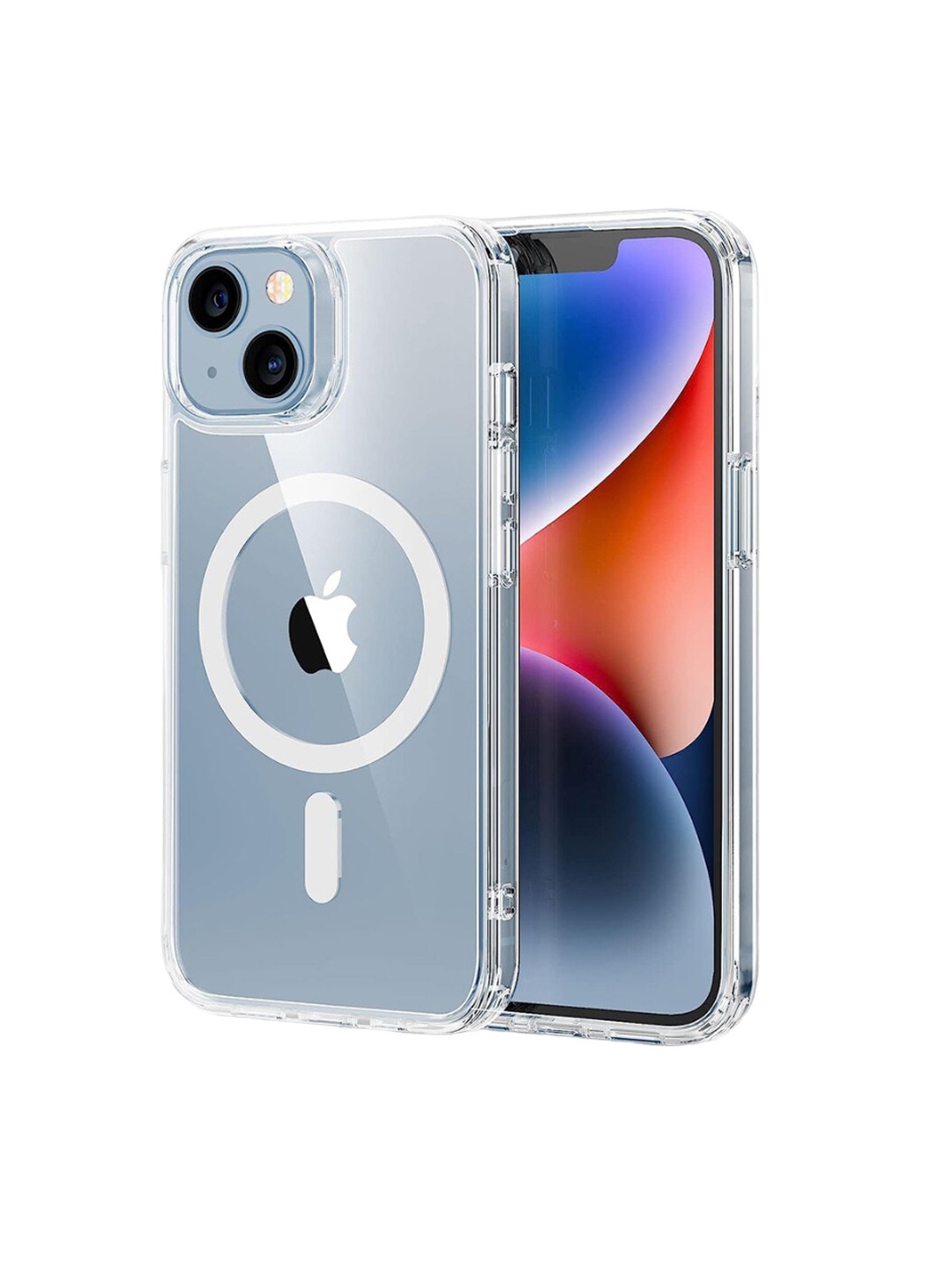 

TREEMODA Magsafe iPhone 14 Clear Phone Back Cover, Transparent