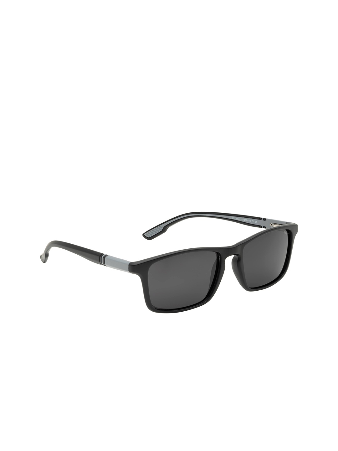 

KOSCH ELEMENTE Men Rectangle Sunglasses with Polarised Lens KST 22841, Black