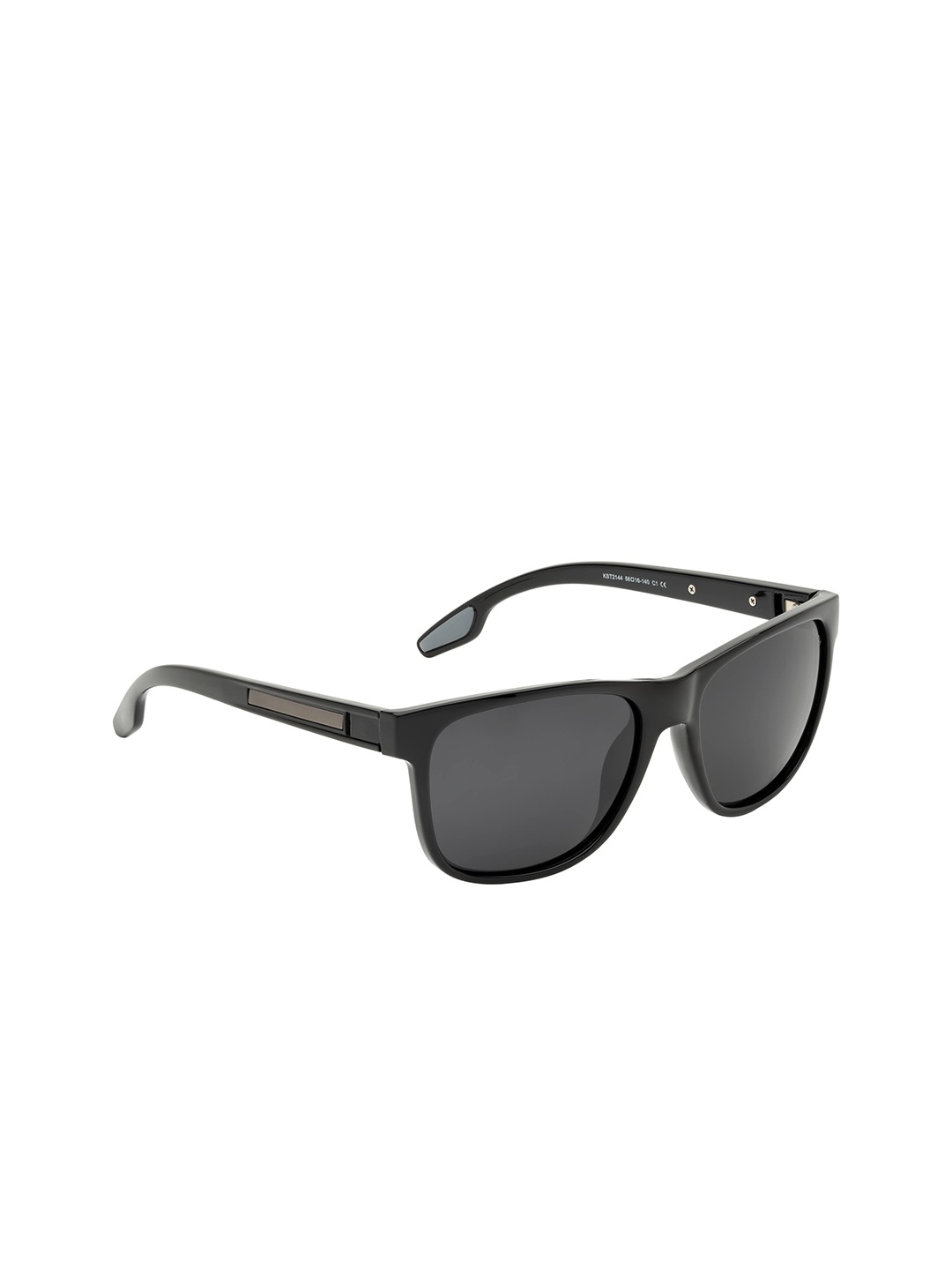 

KOSCH ELEMENTE Men Wayfarer Sunglasses With Polarised Lens KST 2144 (S), Black