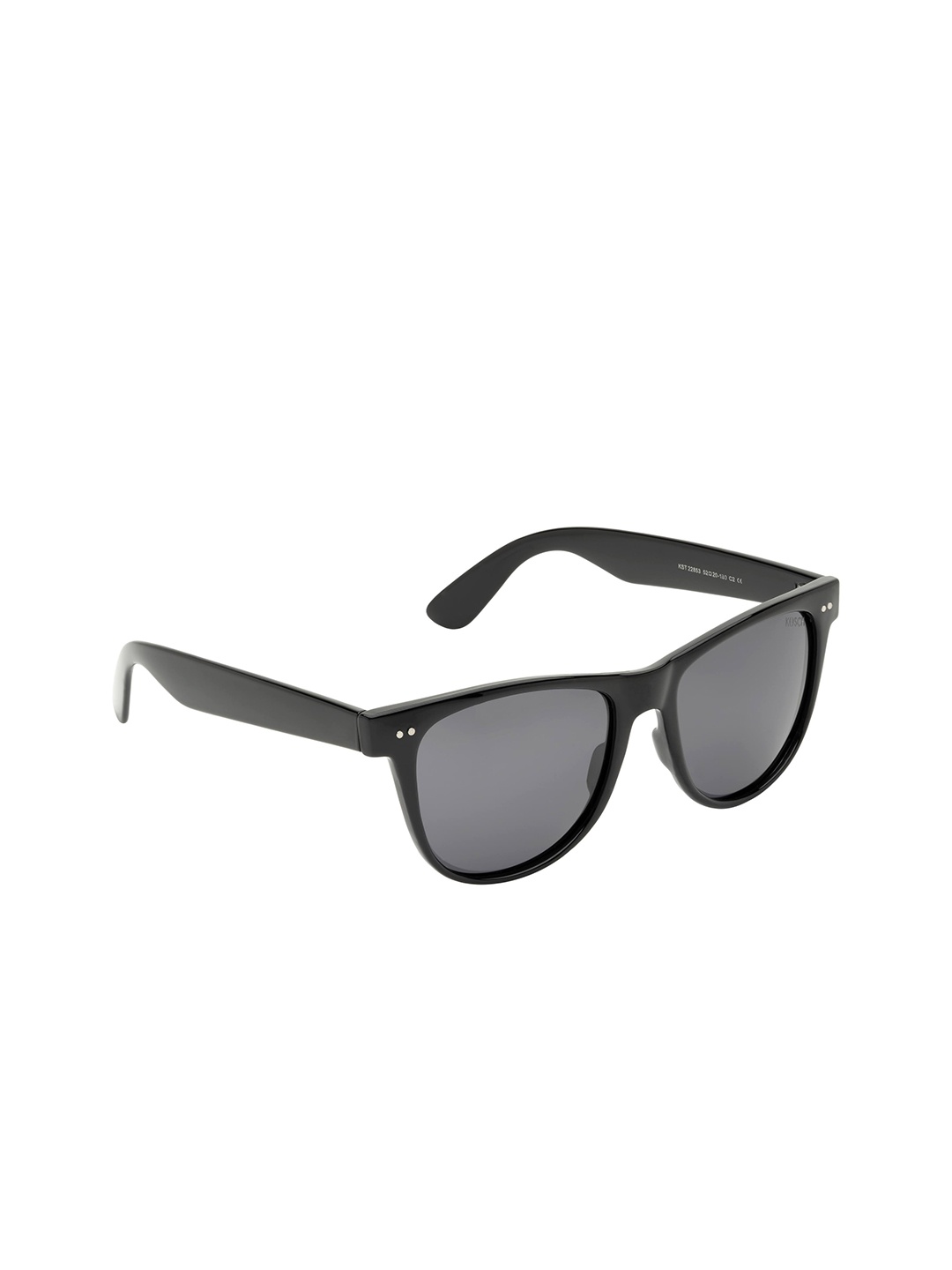 

KOSCH ELEMENTE Men Wayfarer Shape Sunglasses with Polarised Lens KST 22853, Black