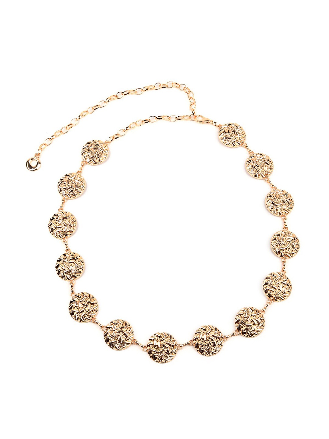 

ODETTE Women Embellished Party Belt, Gold