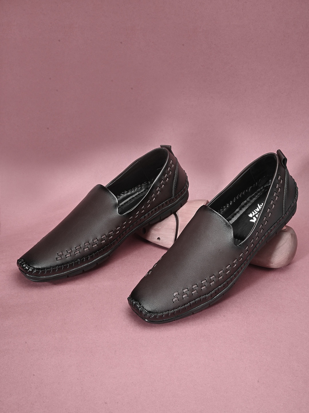 

Anouk Men Round Toe Slip On Loafers, Brown