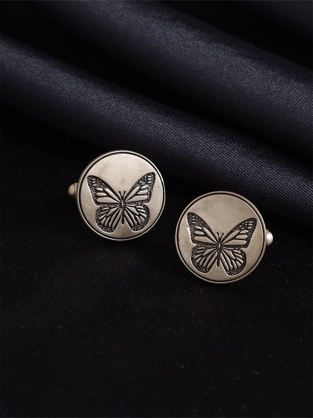 

COSA NOSTRAA Quirky Dainty Butterfly Cufflink, Metallic