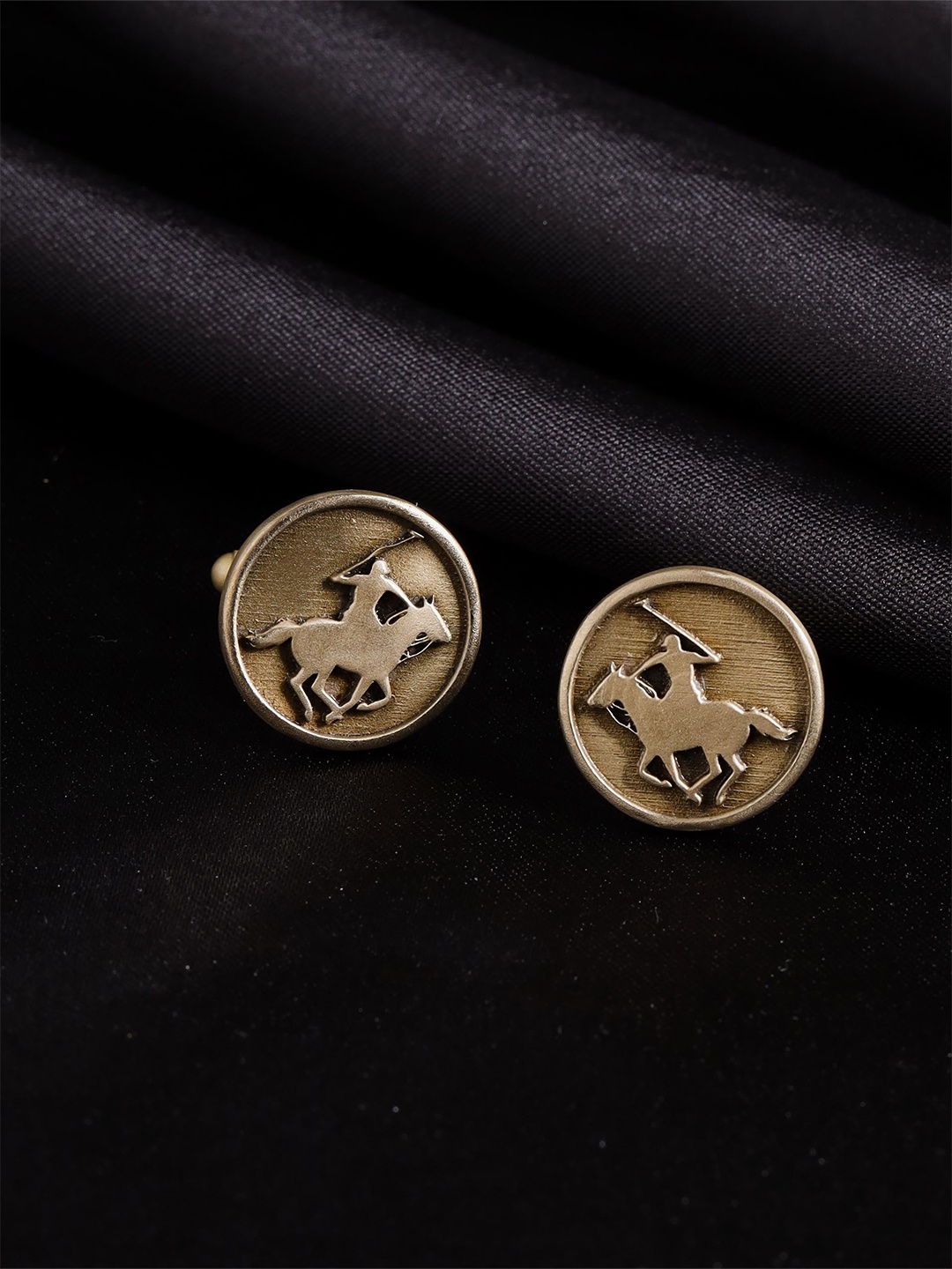 

COSA NOSTRAA Quirky Warrior Cufflink, Gold