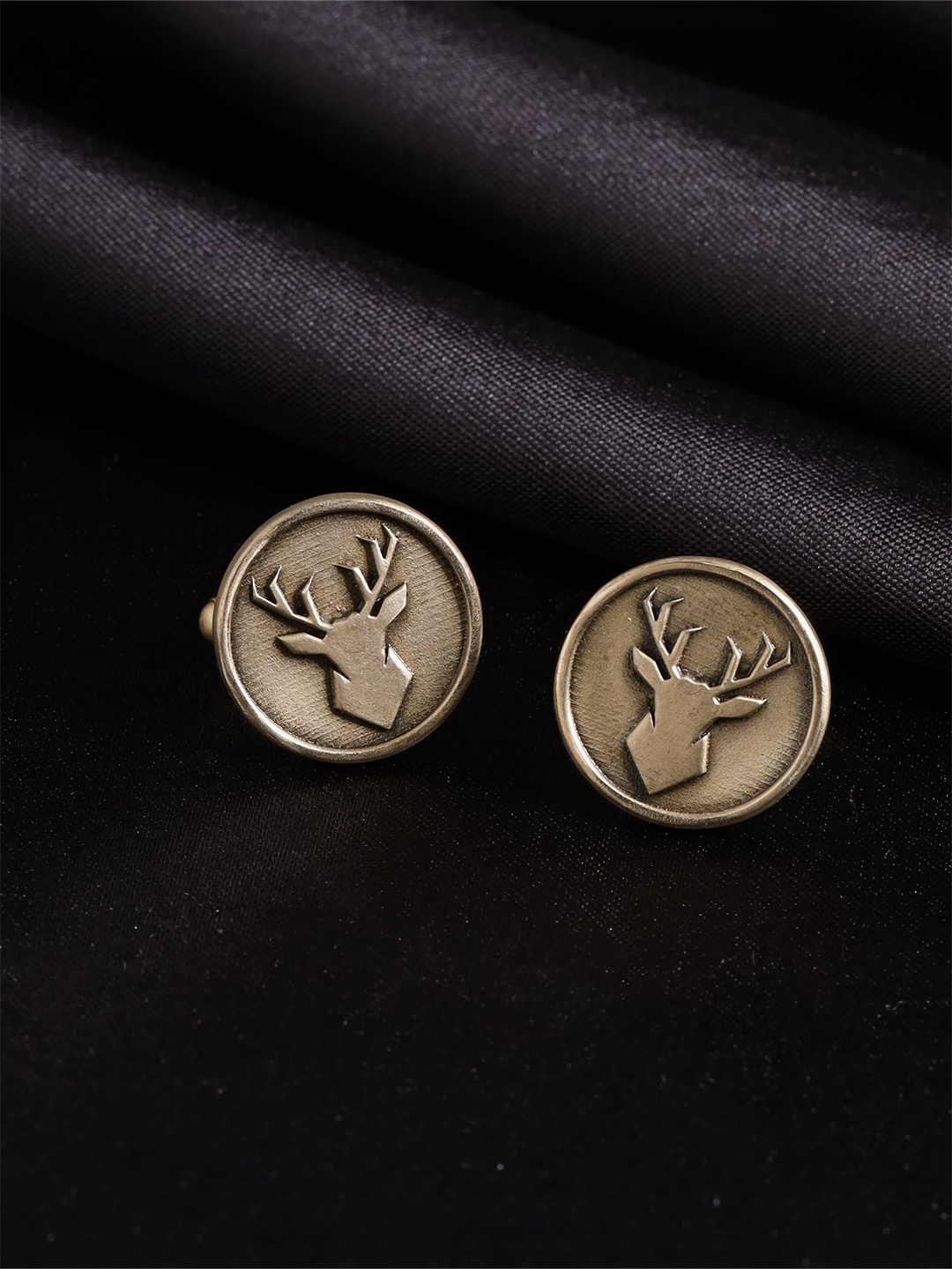 

COSA NOSTRAA Quirky Imperial Stag Cufflink, Metallic