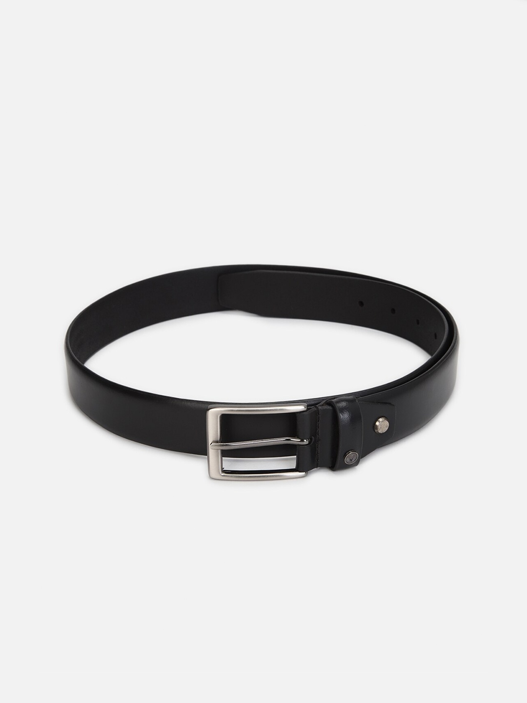 

Allen Solly Men Leather Tang Closure Formal Belt, Black
