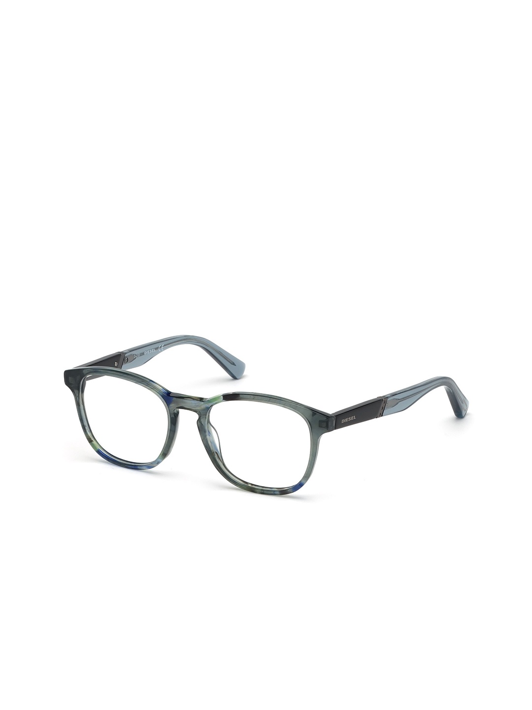 

DIESEL Half Rim Round Frames DL5311 51 095, Green