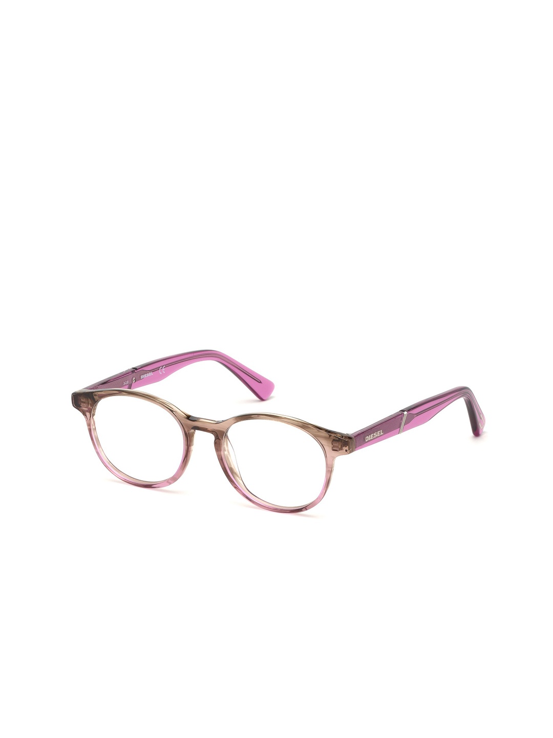 

DIESEL Kids Full Rim Round Frames DL5328 45 047, Transparent