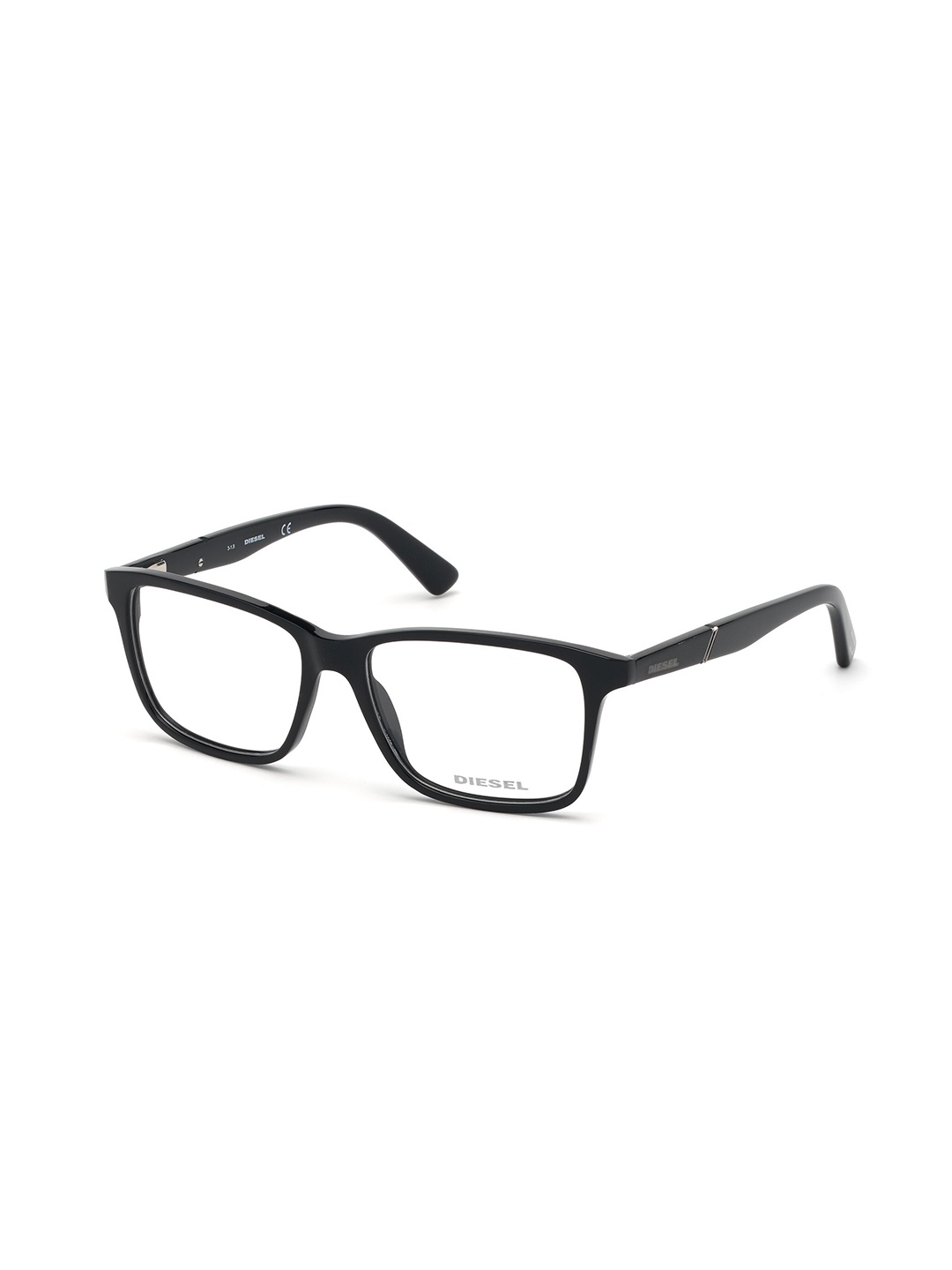 

DIESEL Men Full Rim Rectangle Frames DL5293 55 001, Transparent