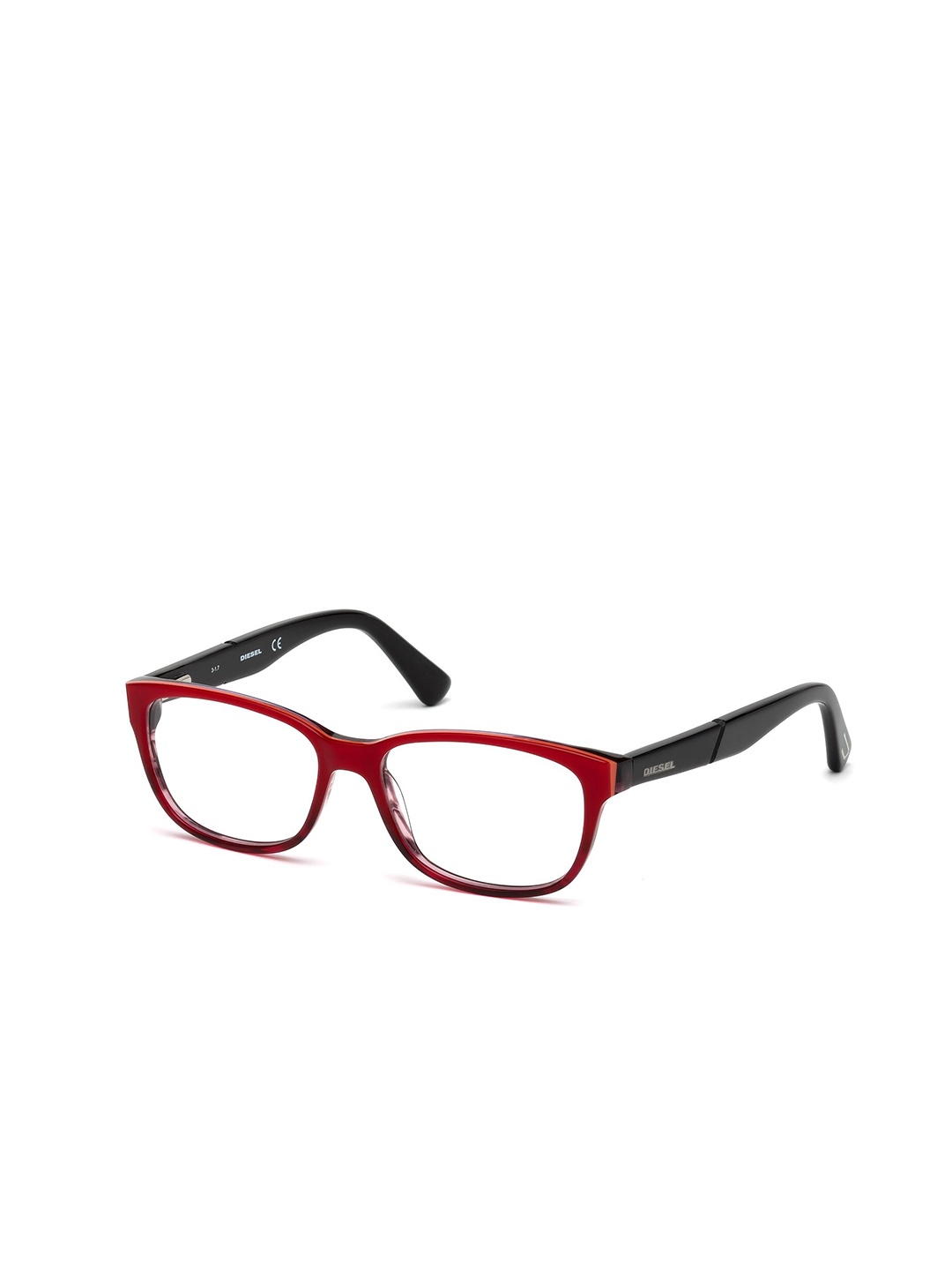 

DIESEL Kids Full Rim Rectangle Frames DL5265 49 068, Transparent