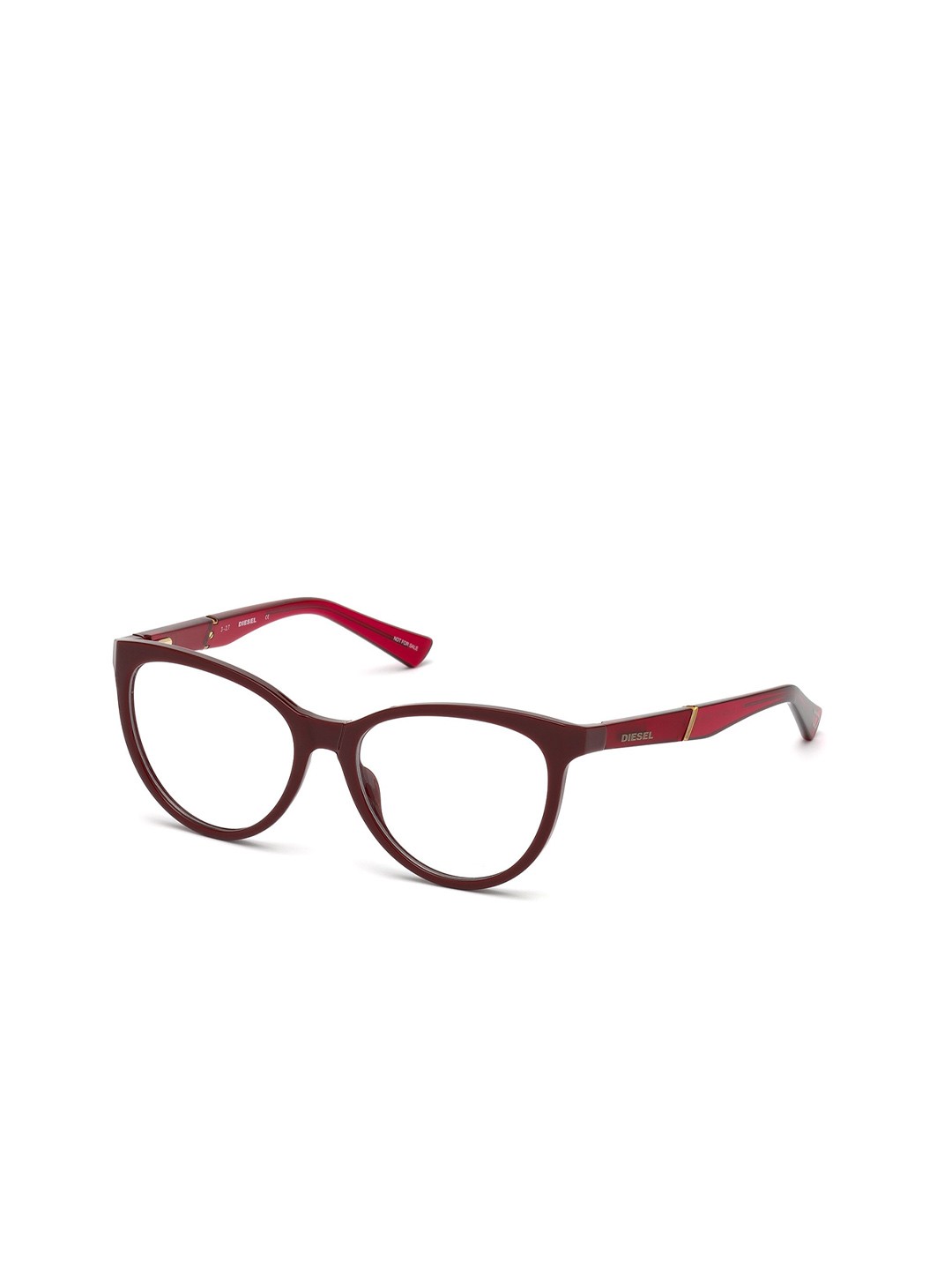 

DIESEL Women Full Rim Cateye Frames DL5268 52 069, Transparent