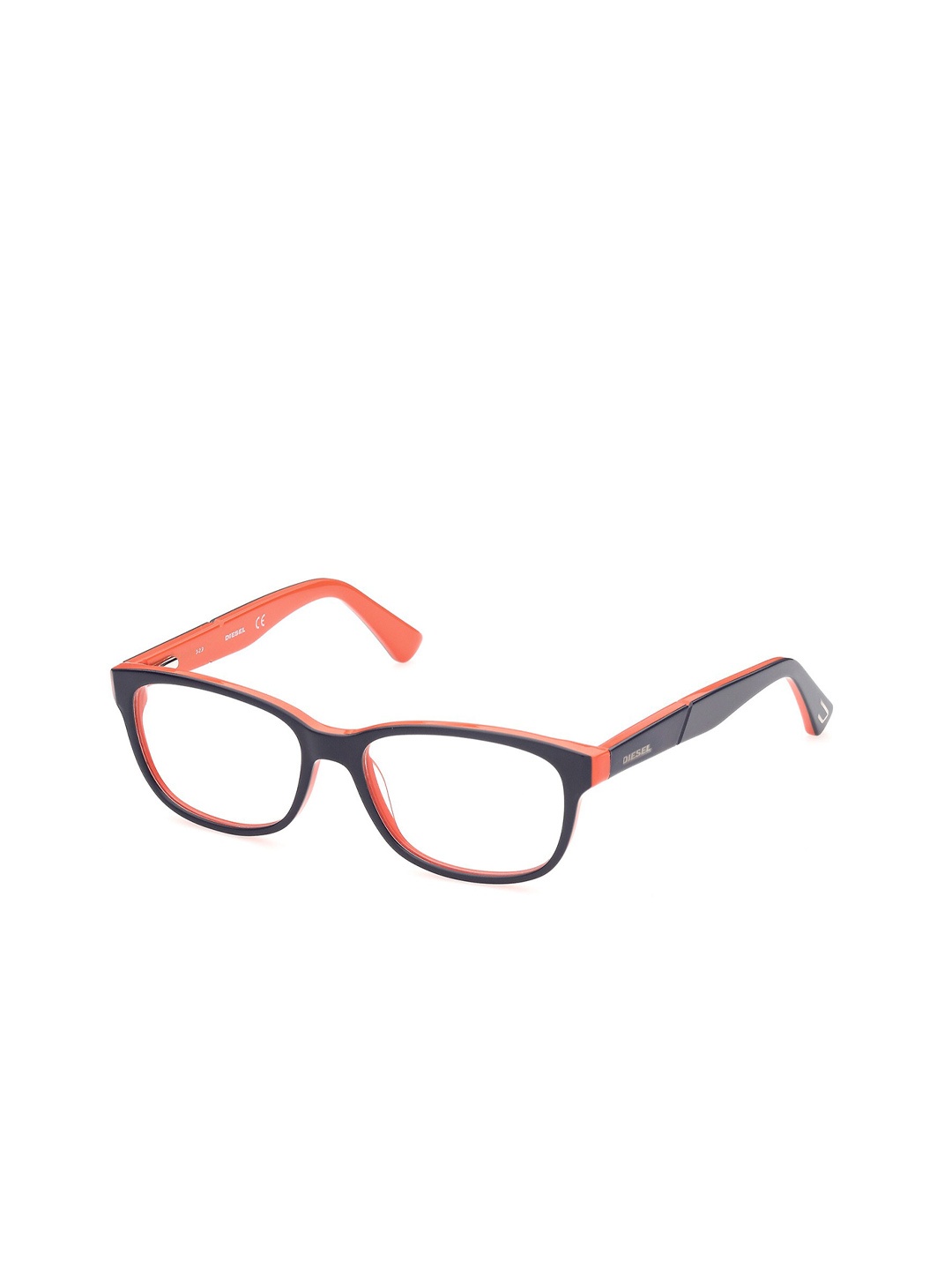 

DIESEL Kids Full Rim Rectangle Frames DL5265 49 090, Transparent