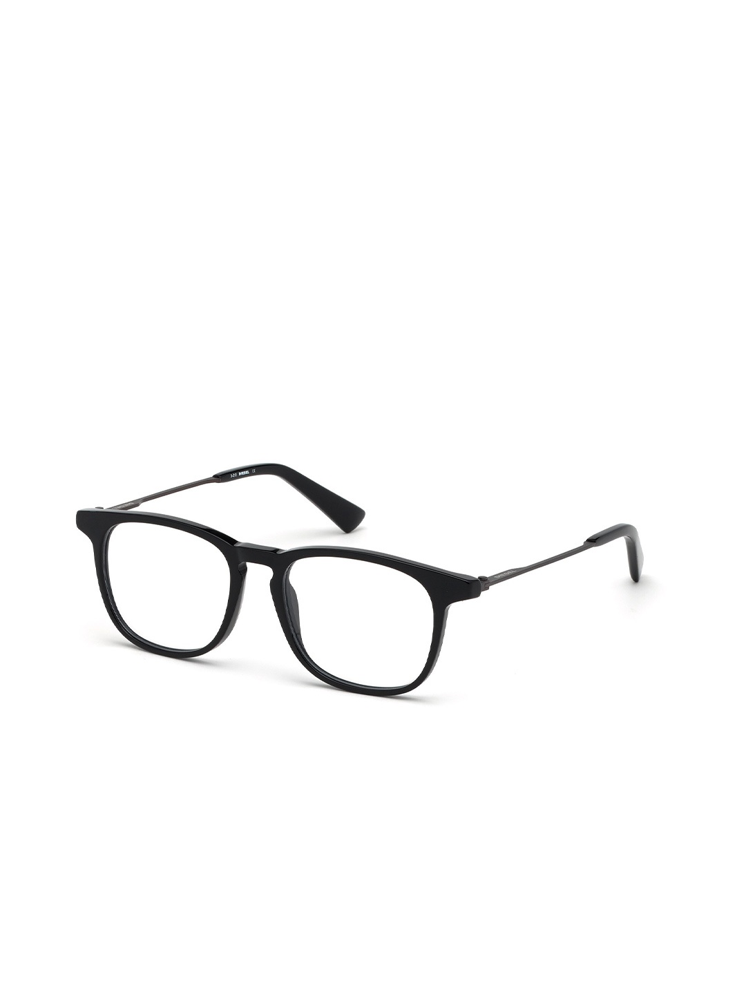 

DIESEL Men Full Rim Square Frames DL5313 51 001, Transparent