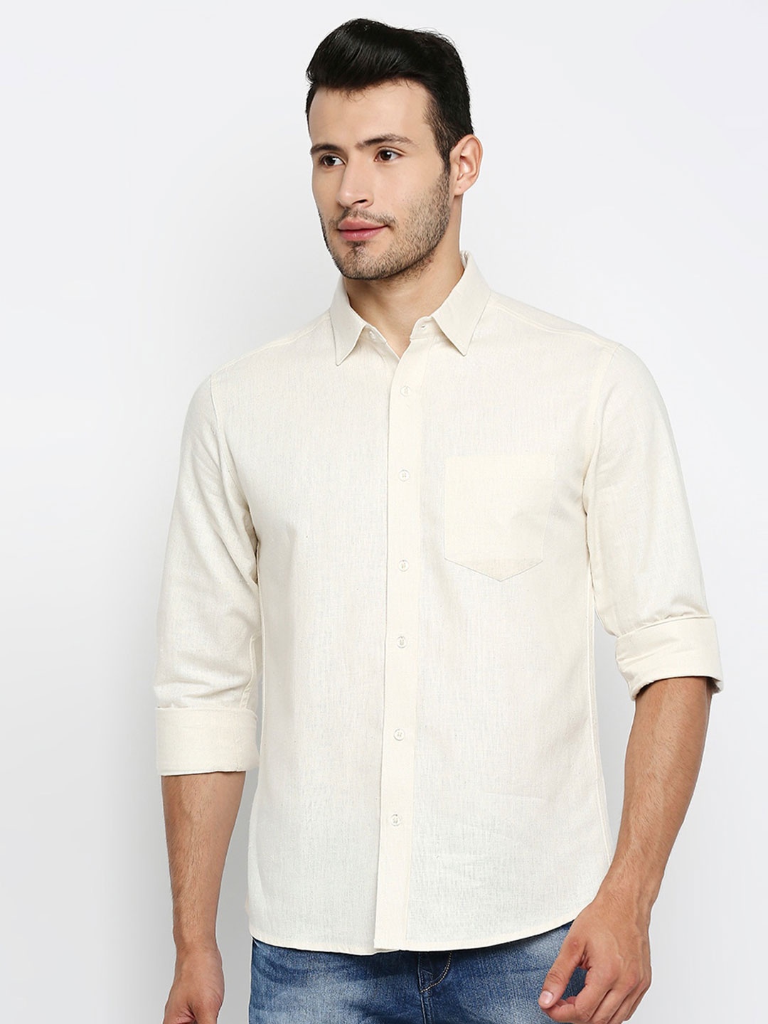

MOD ECRU Regular Fit Casual Shirt, Beige