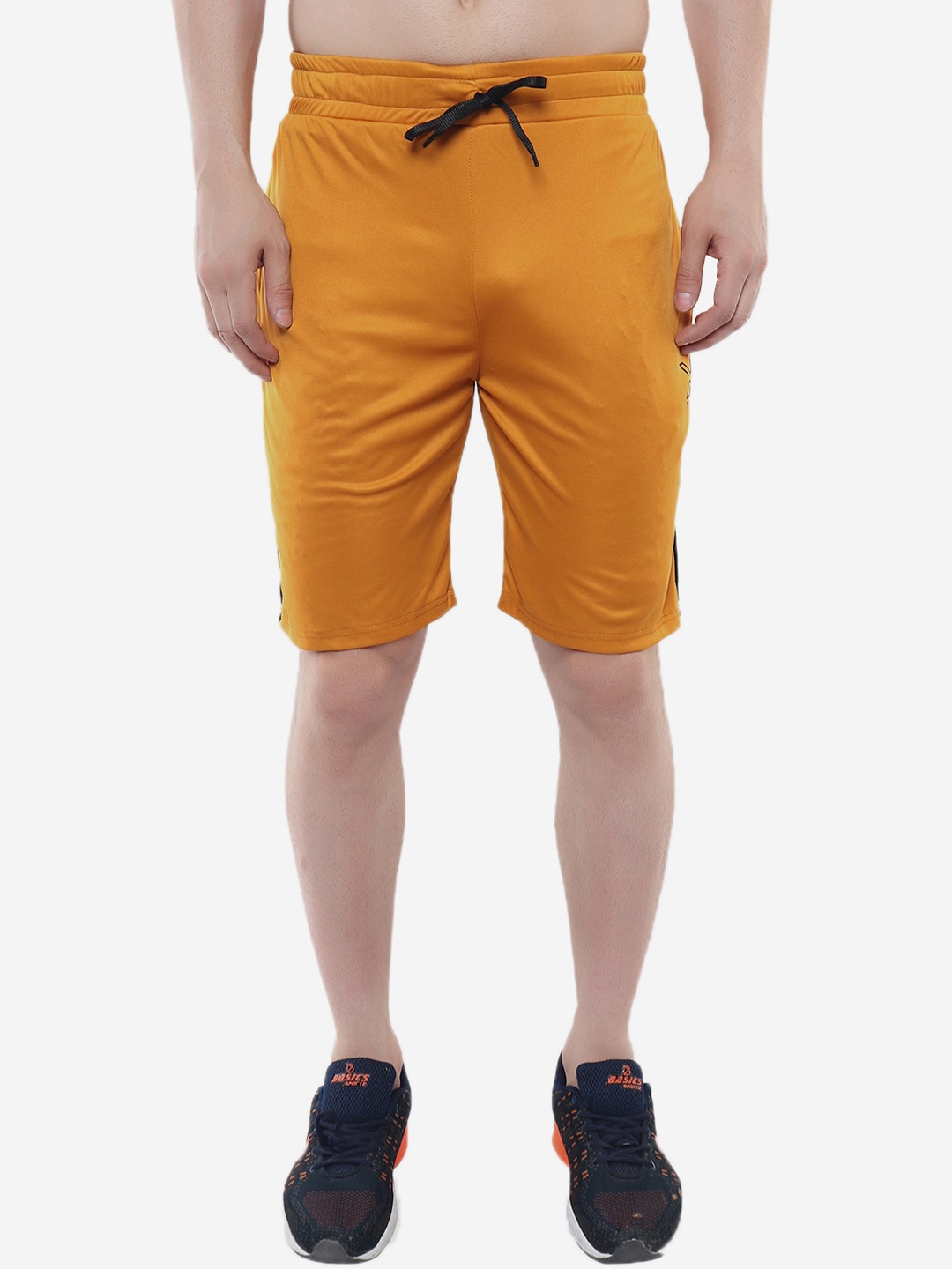 Xohy Men Training or Gym Shorts, Mustard