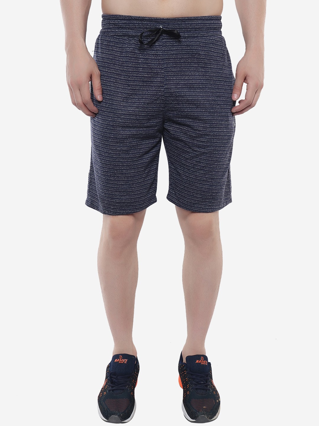 

Xohy Men Training or Gym Shorts, Navy blue