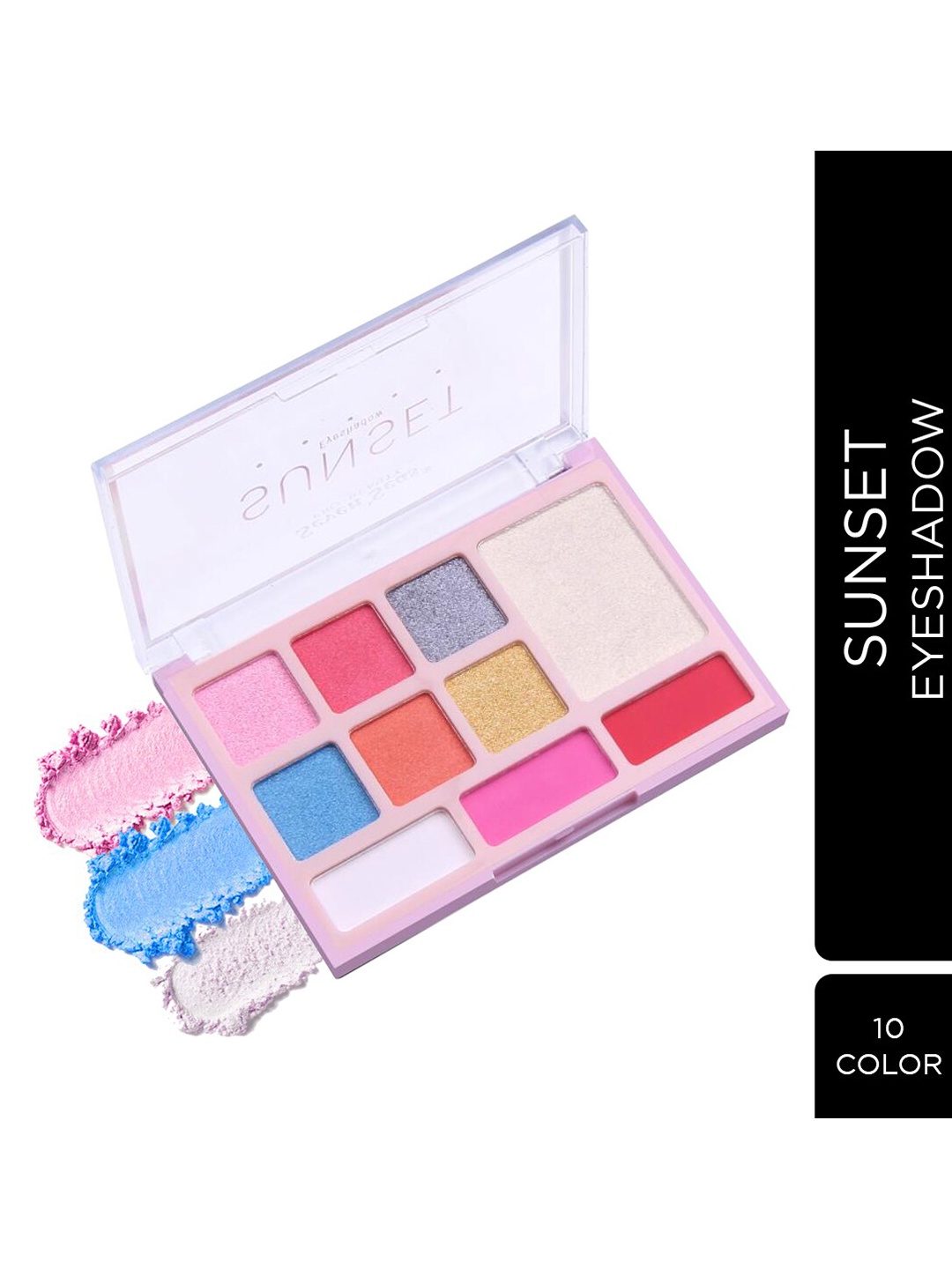 

Seven Seas Sunset 10 Pigmented Colors Eyeshadow Palette 24.4g - Natural 101, Pink
