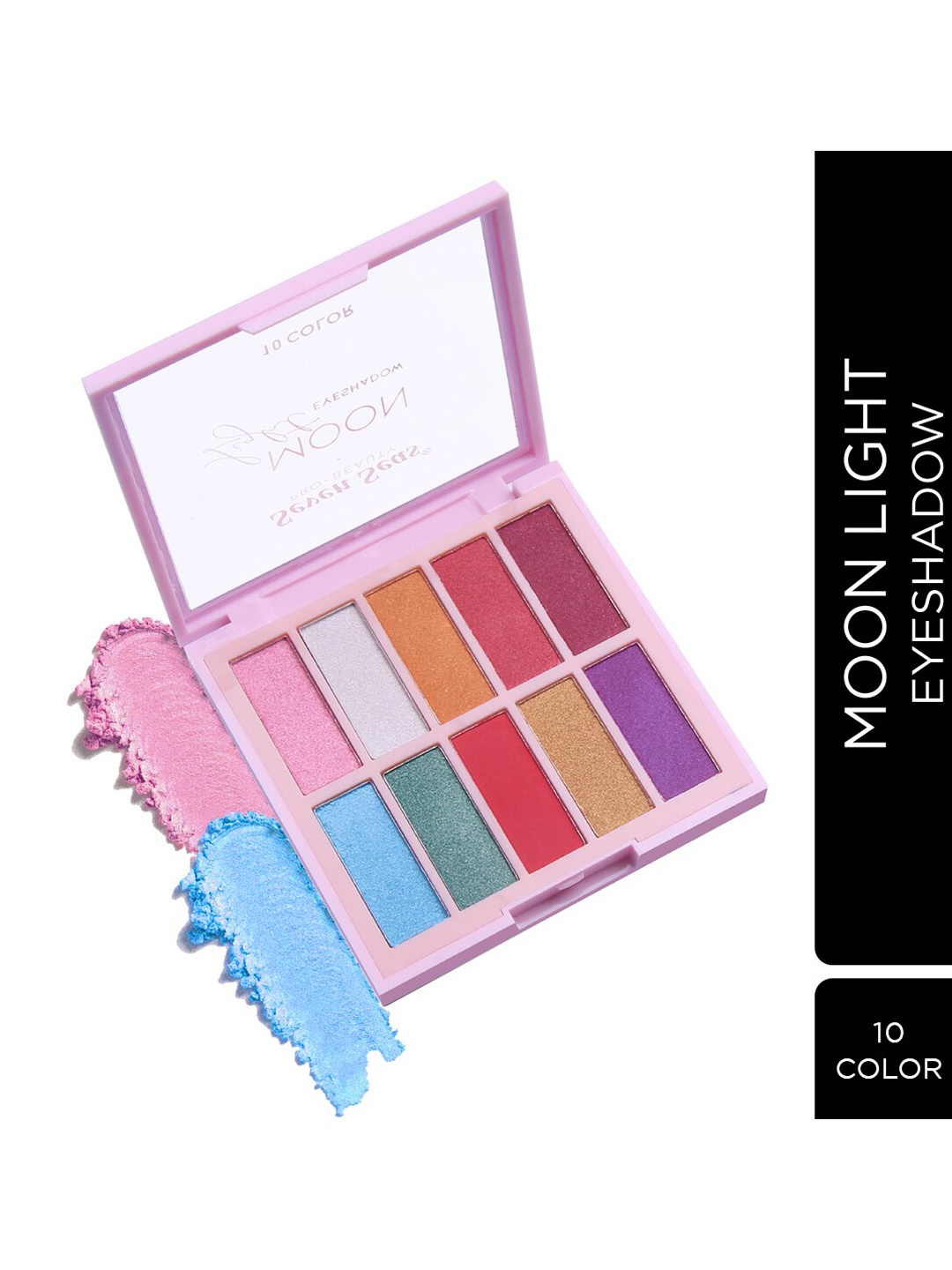 

Seven Seas Moon Light 10 Pigmented Colors Eyeshadow Palette 24.4g - Skin 102, Pink