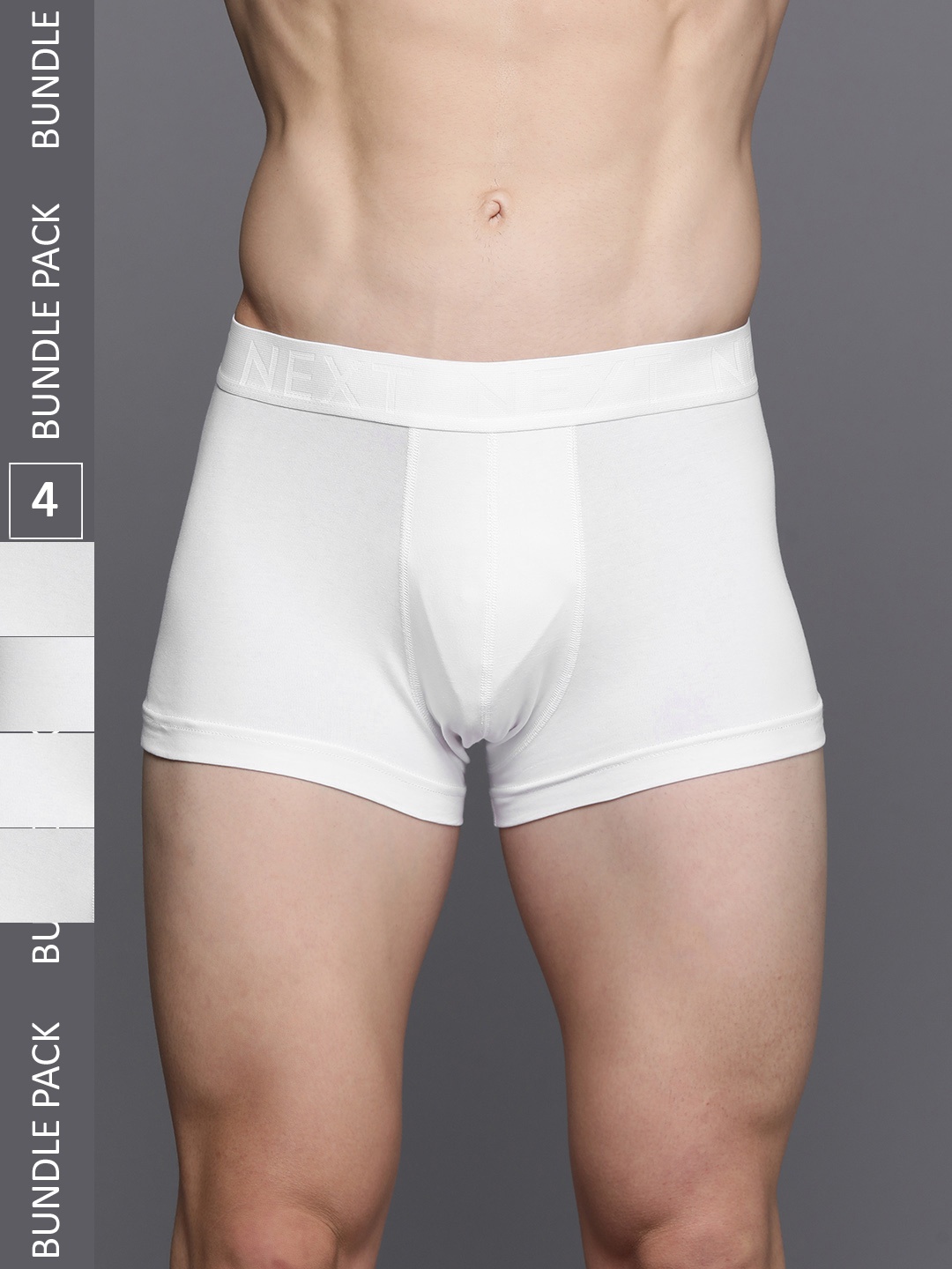 

NEXT Men Pack of 4 Trunks-377158, White