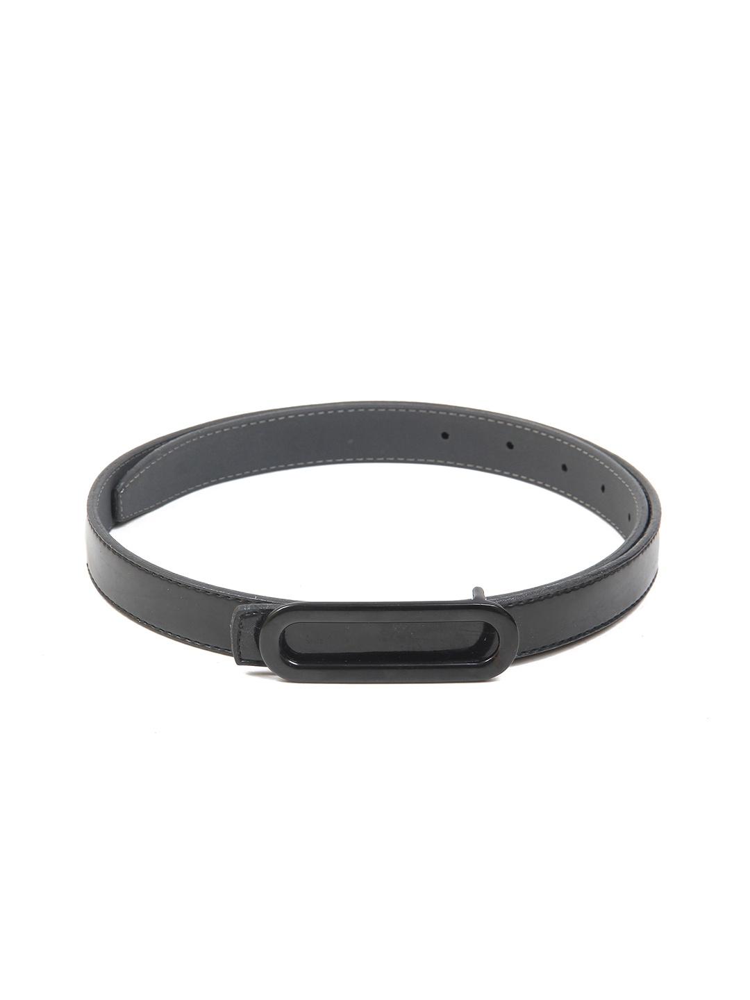 

Calvadoss Women Textured Push Pin Closure Belt, Black