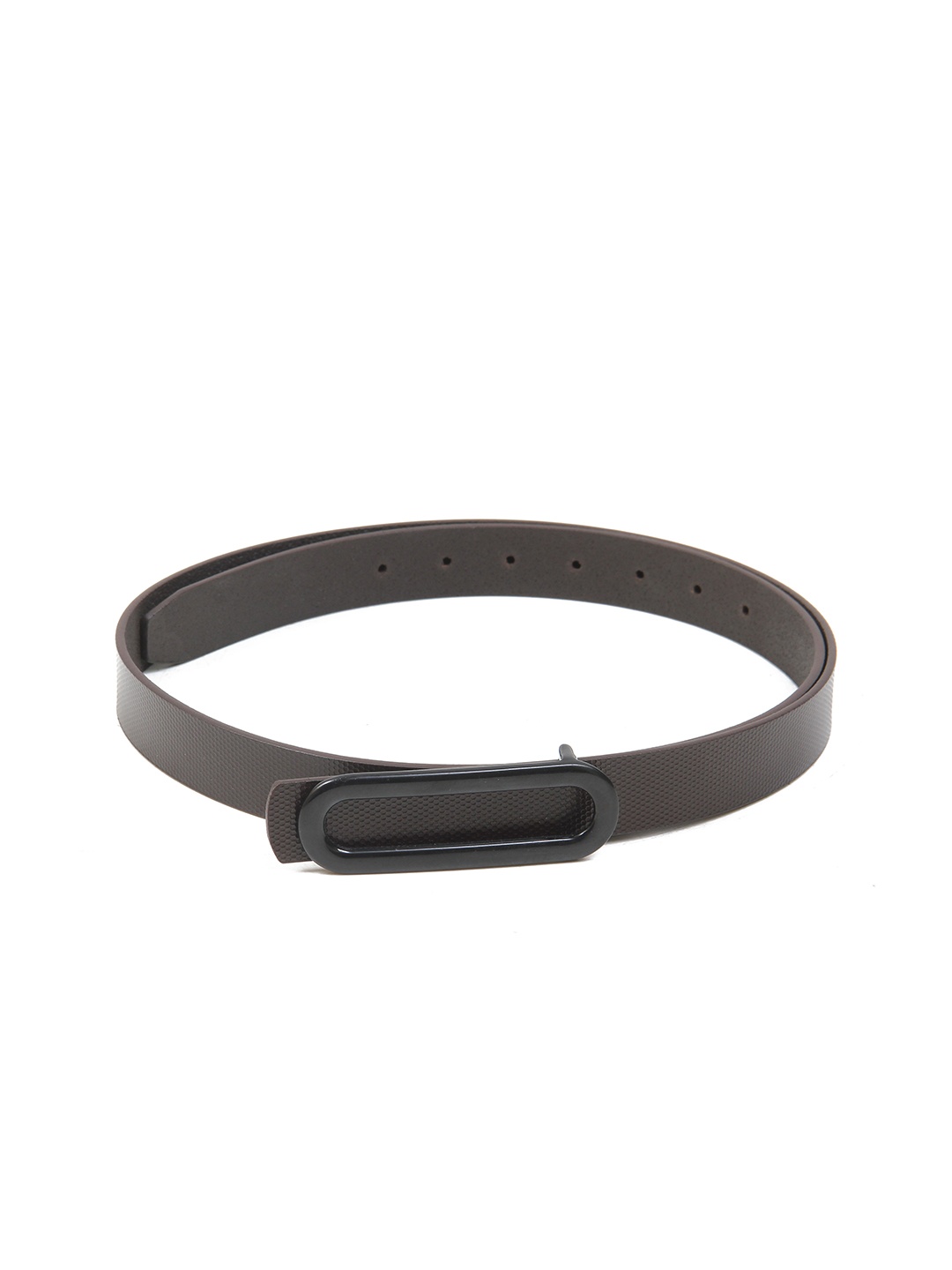 

Calvadoss Women Textured Leather Belt, Black