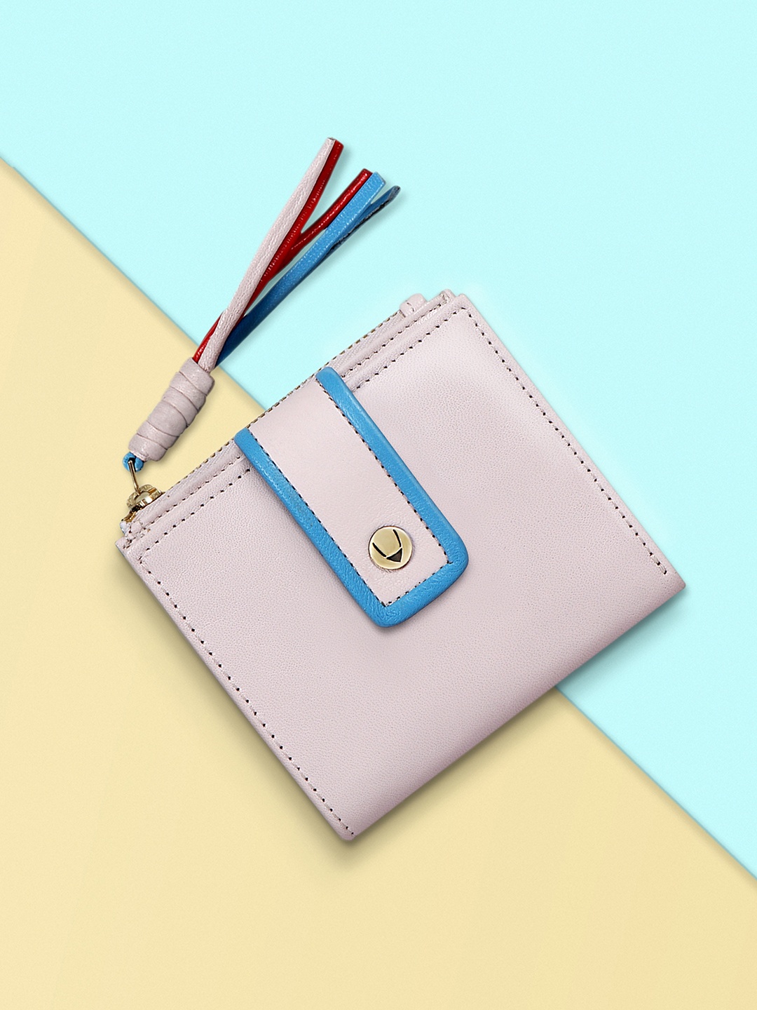 

Hidesign Women Leather Two Fold Wallet, Pink